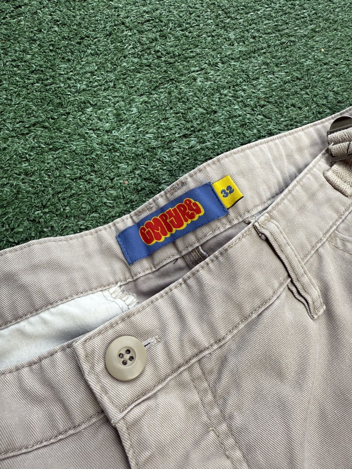 Empyre Cream and tan cargo pants Size US 32 / EU 48 - 3 Thumbnail