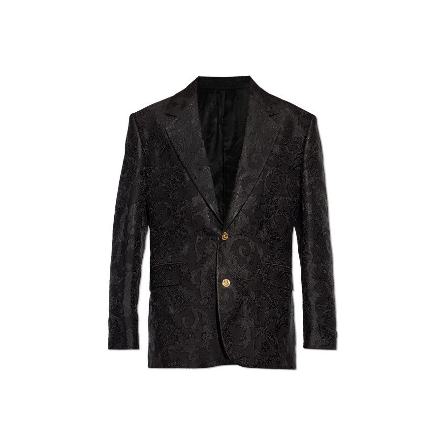 Versace VERSACE Barocco Pattern Black Blazer New And Authentic (Men' Size US XL / EU 56 / 4 - 1 Preview
