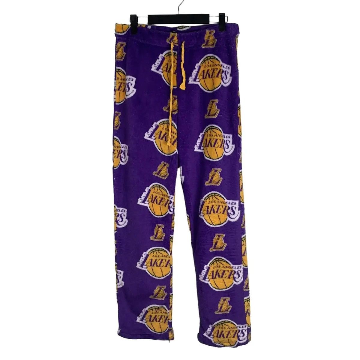 NBA Vintage Lakers Monogram NBA Fleece Pants Spring Waist Size L Size US 34 / EU 50 - 1 Thumbnail