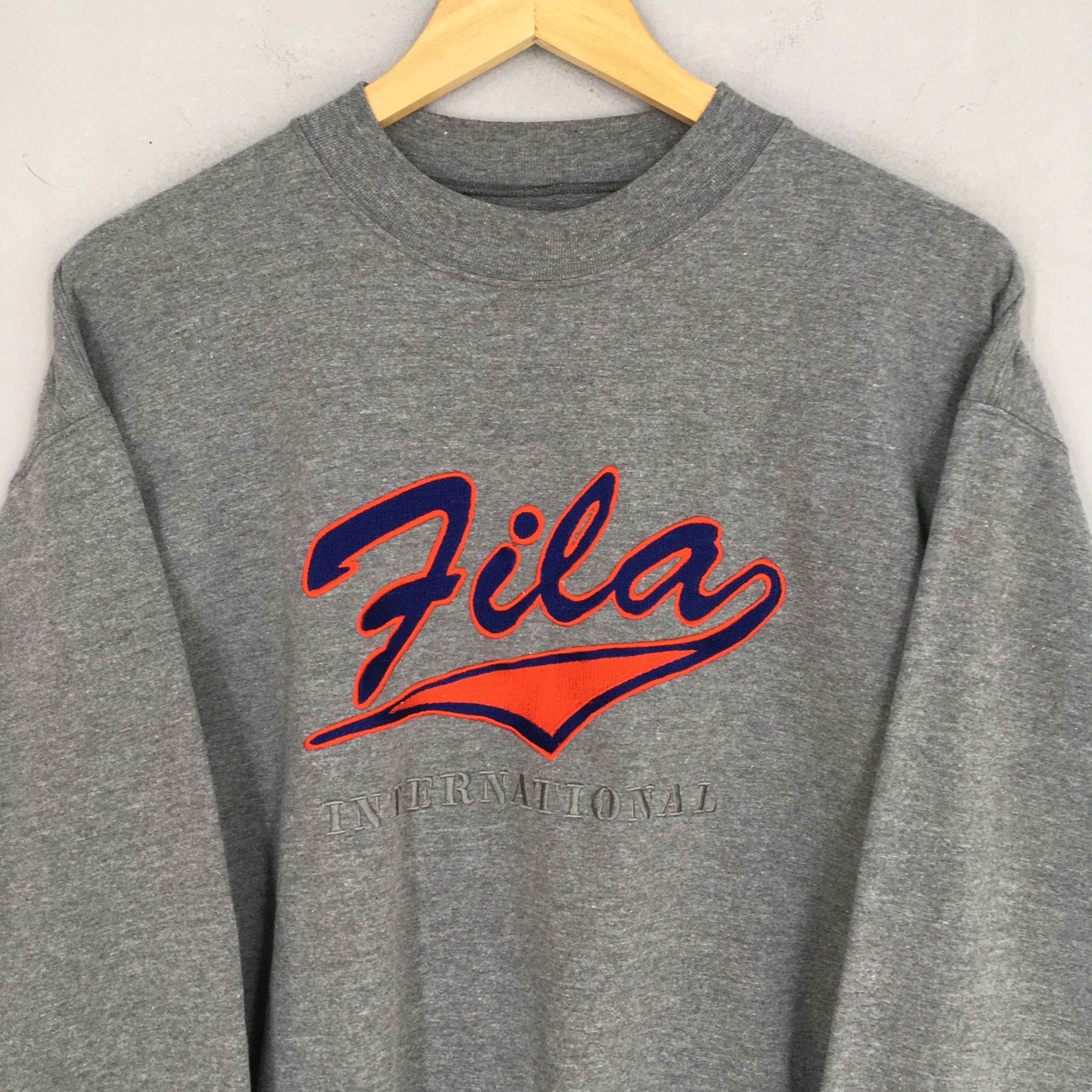 Fila × Vintage Vintage Fila Italia Gray Sweatshirt Large Size US L / EU 52-54 / 3 - 2 Thumbnail