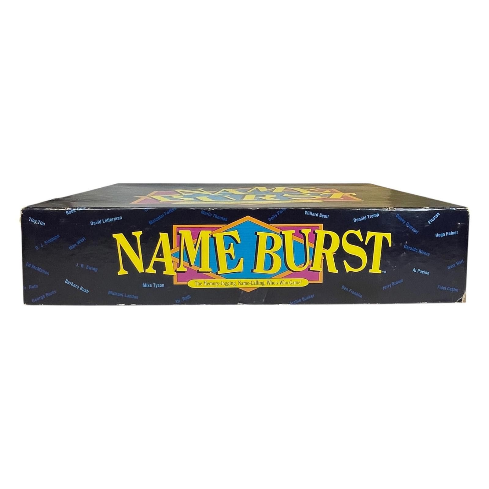 Other Vintage 1992 Name Burst Board Game Complete Trivia Game 90s Size ONE SIZE - 3 Thumbnail