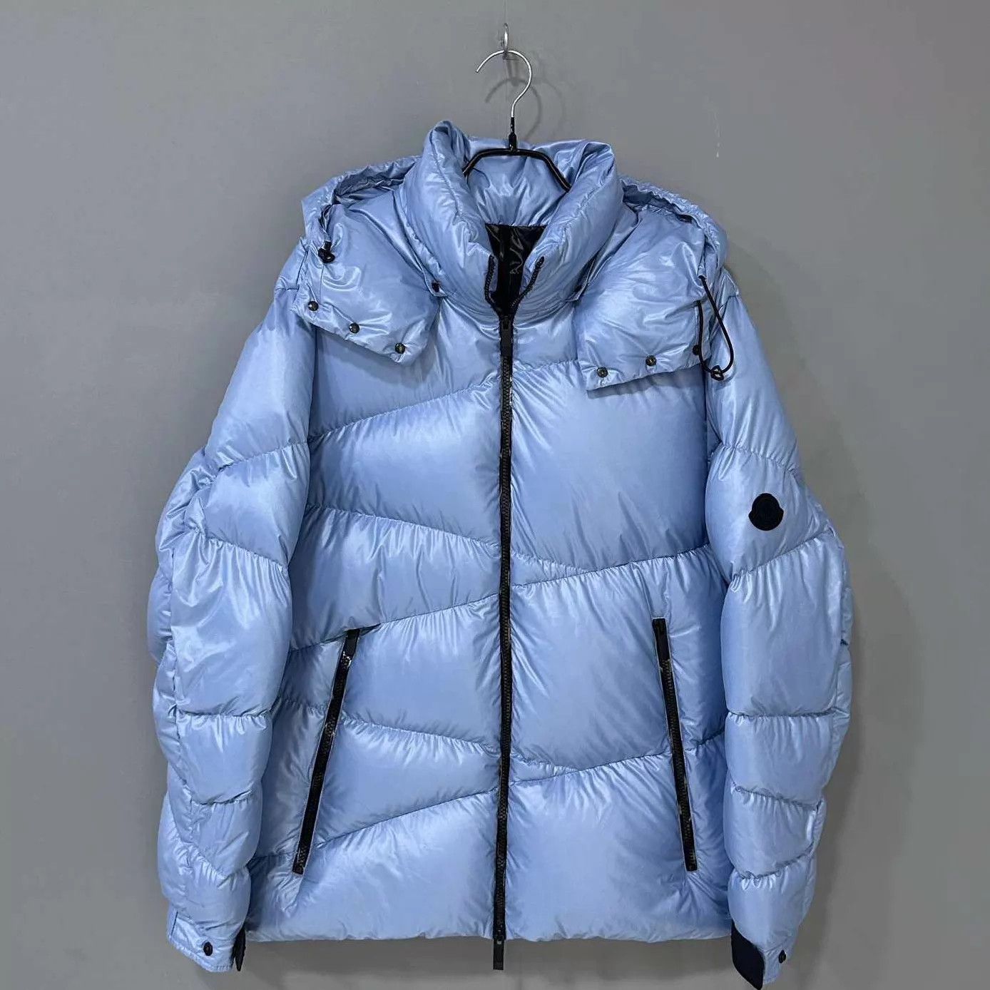 Moncler Moncler Yonne Black Logo Hooded Down Jacket 3 Size M / US 6-8 / IT 42-44 - 1 Thumbnail