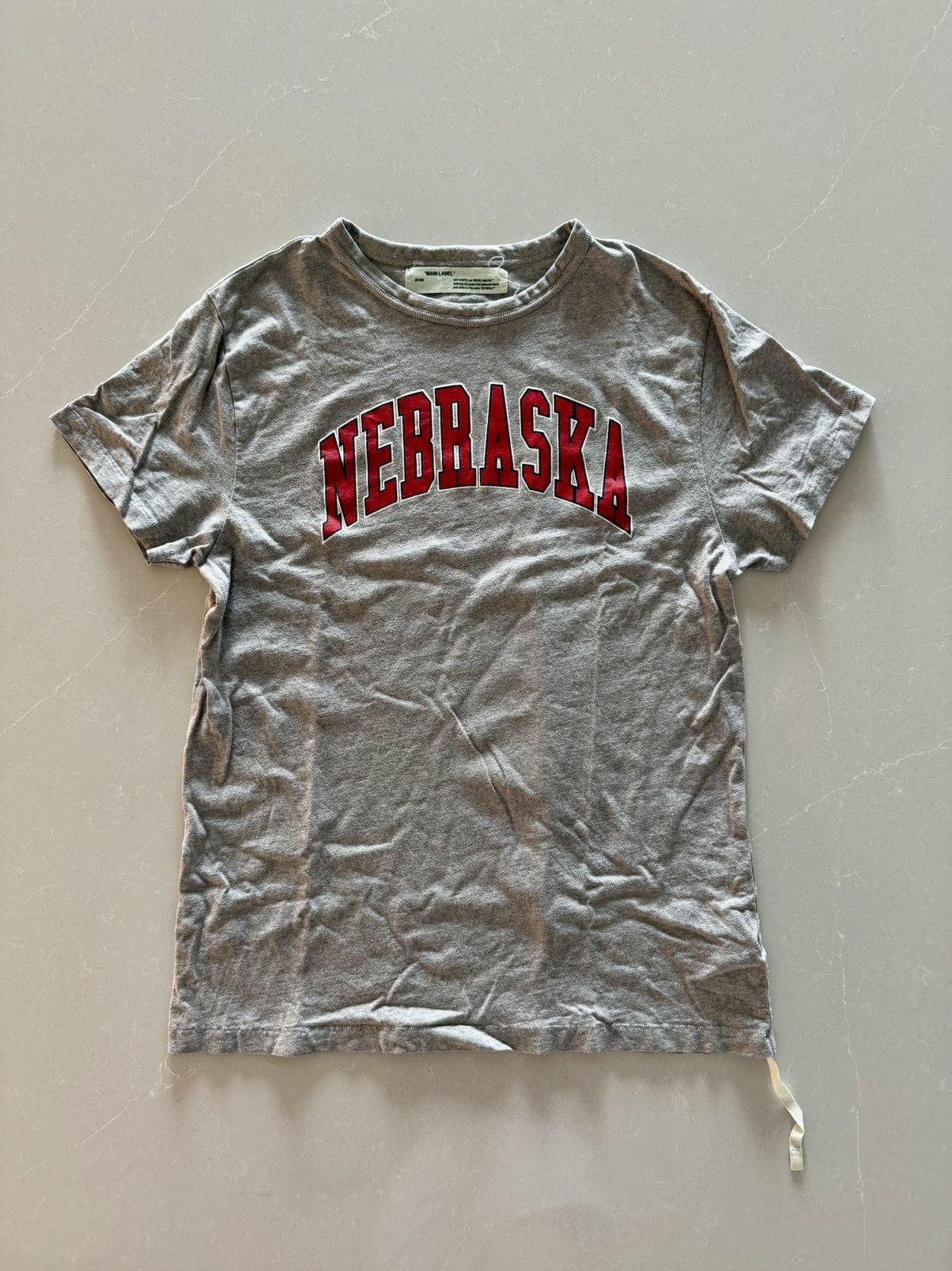 OFF-WHITE Main Label Nebraska T-Shirt