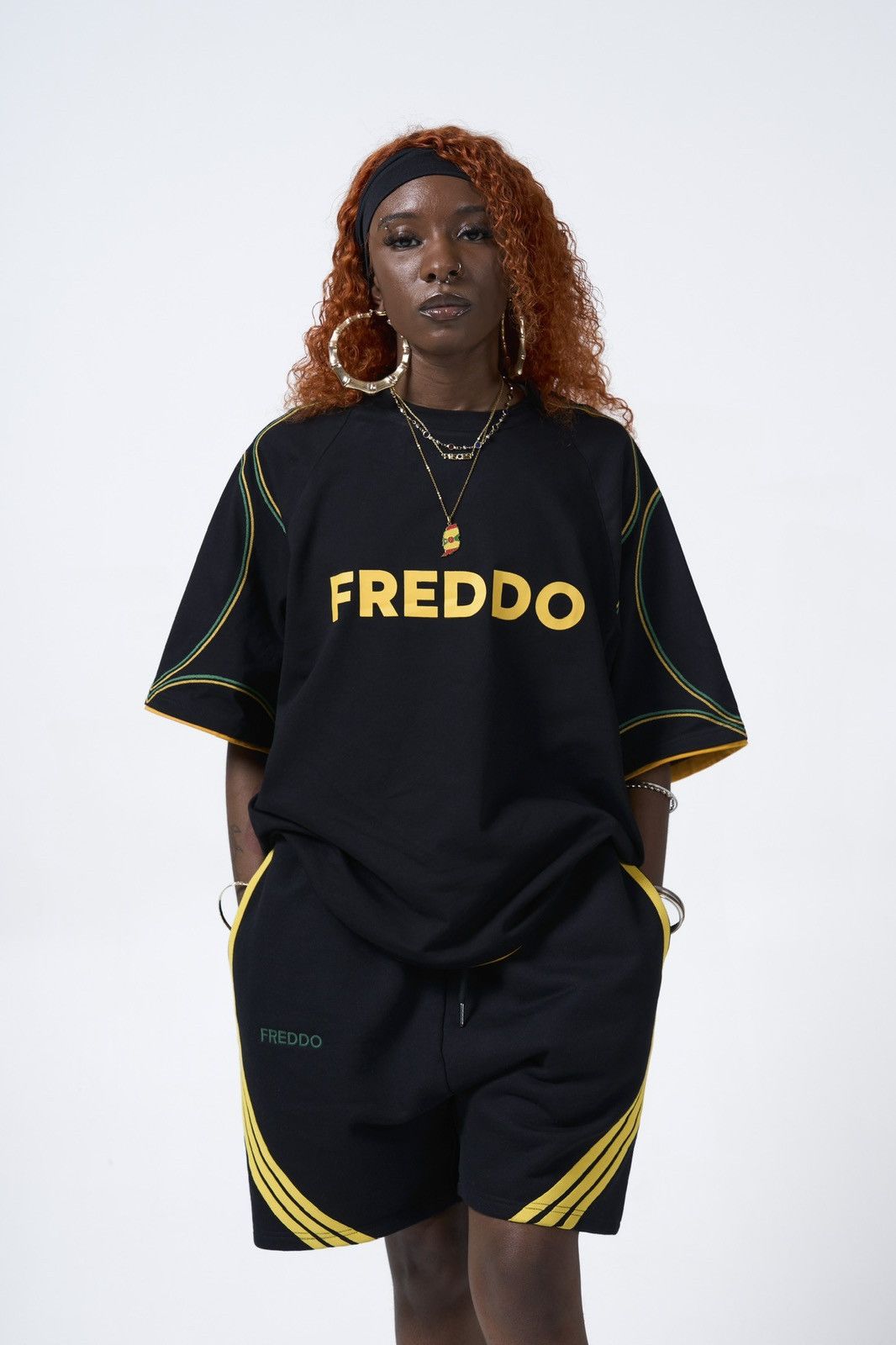 Other Freddo Black ralgan stripe tee Size US S / EU 44-46 / 1 - 2 Thumbnail