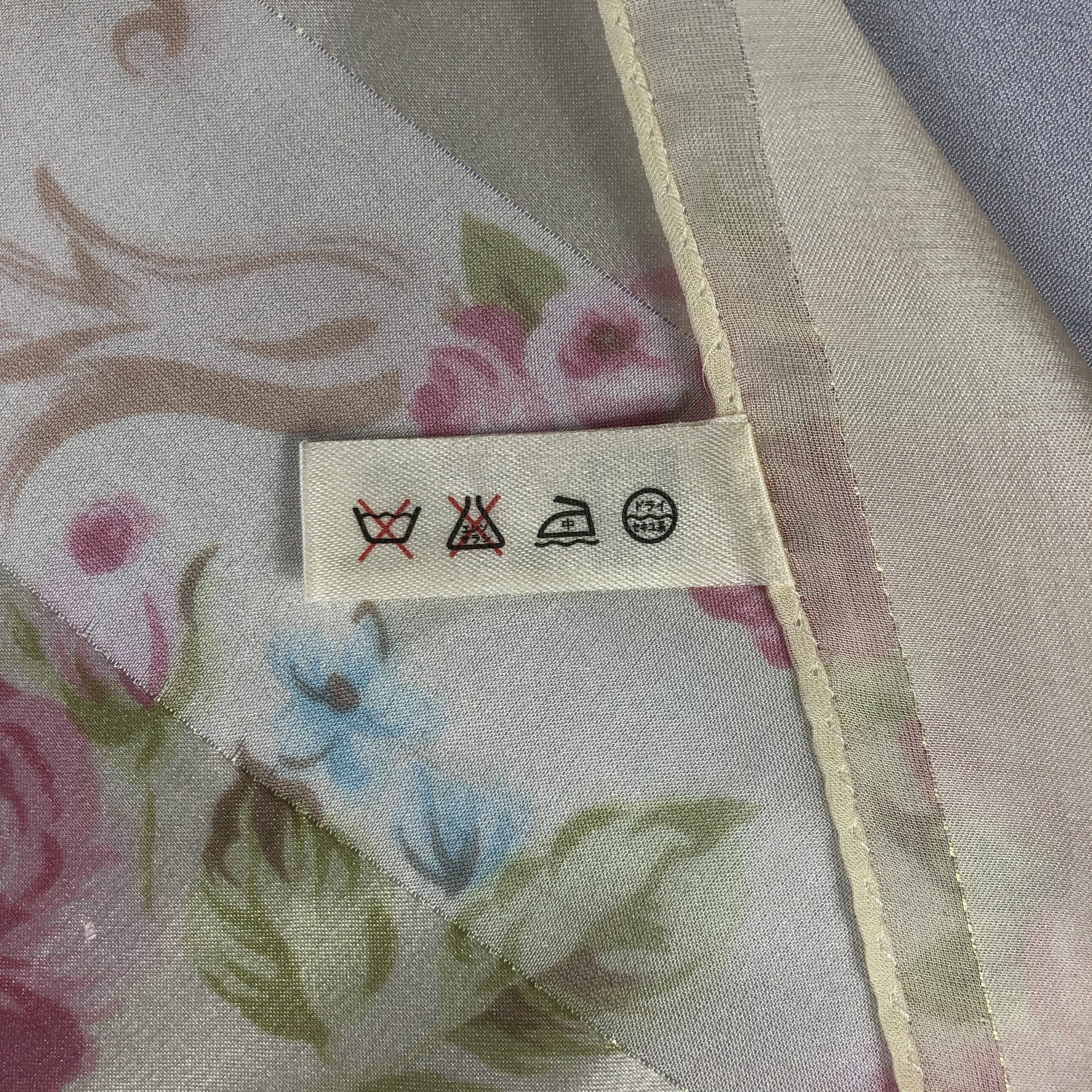 Vintage Vintage Silk Scarf Size ONE SIZE - 6 Thumbnail