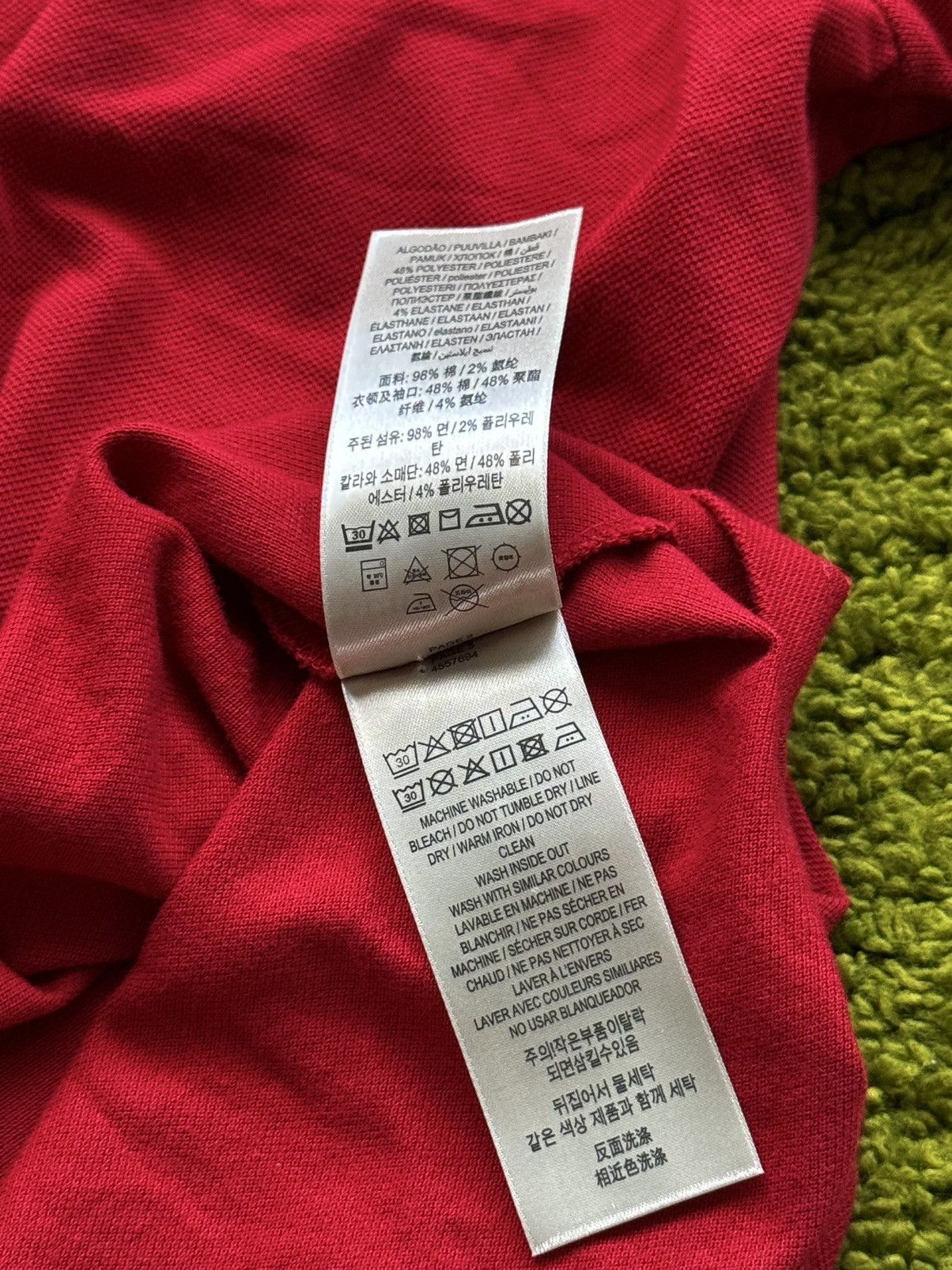 Burberry × Designer Burberry Brit red polo t-shirt Size M / US 6-8 / IT 42-44 - 6 Thumbnail