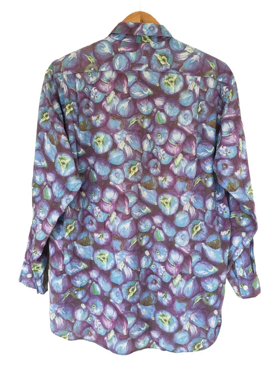 Paul Smith Vintage Paul Smith Blueberry Printed Shirt Size US M / EU 48-50 / 2 - 2 Thumbnail