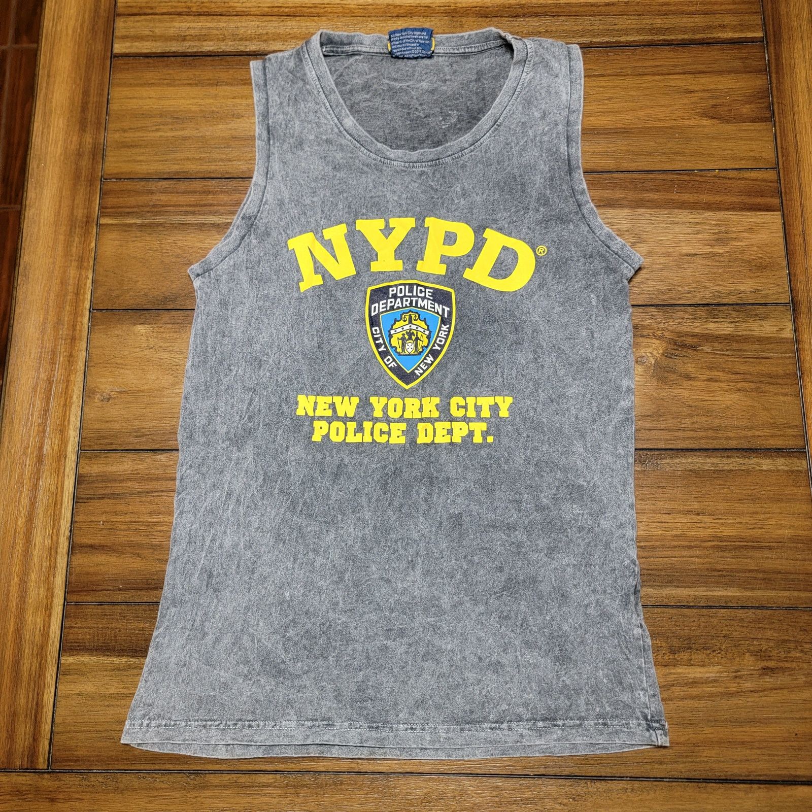 Other Officially Licensed NYPD Acid Washed NYPD Tank Top - Small Size US S / EU 44-46 / 1 - 1 Thumbnail