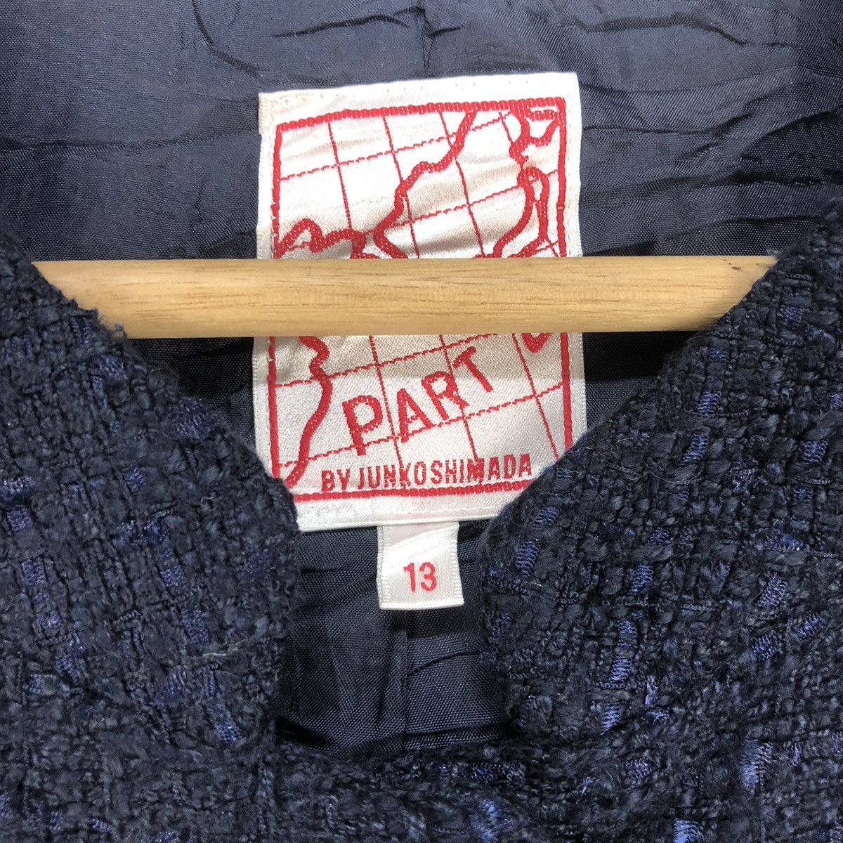 Japanese Brand 🔥Junko Shimada Tweed Jacket Size M / US 6-8 / IT 42-44 - 5 Thumbnail