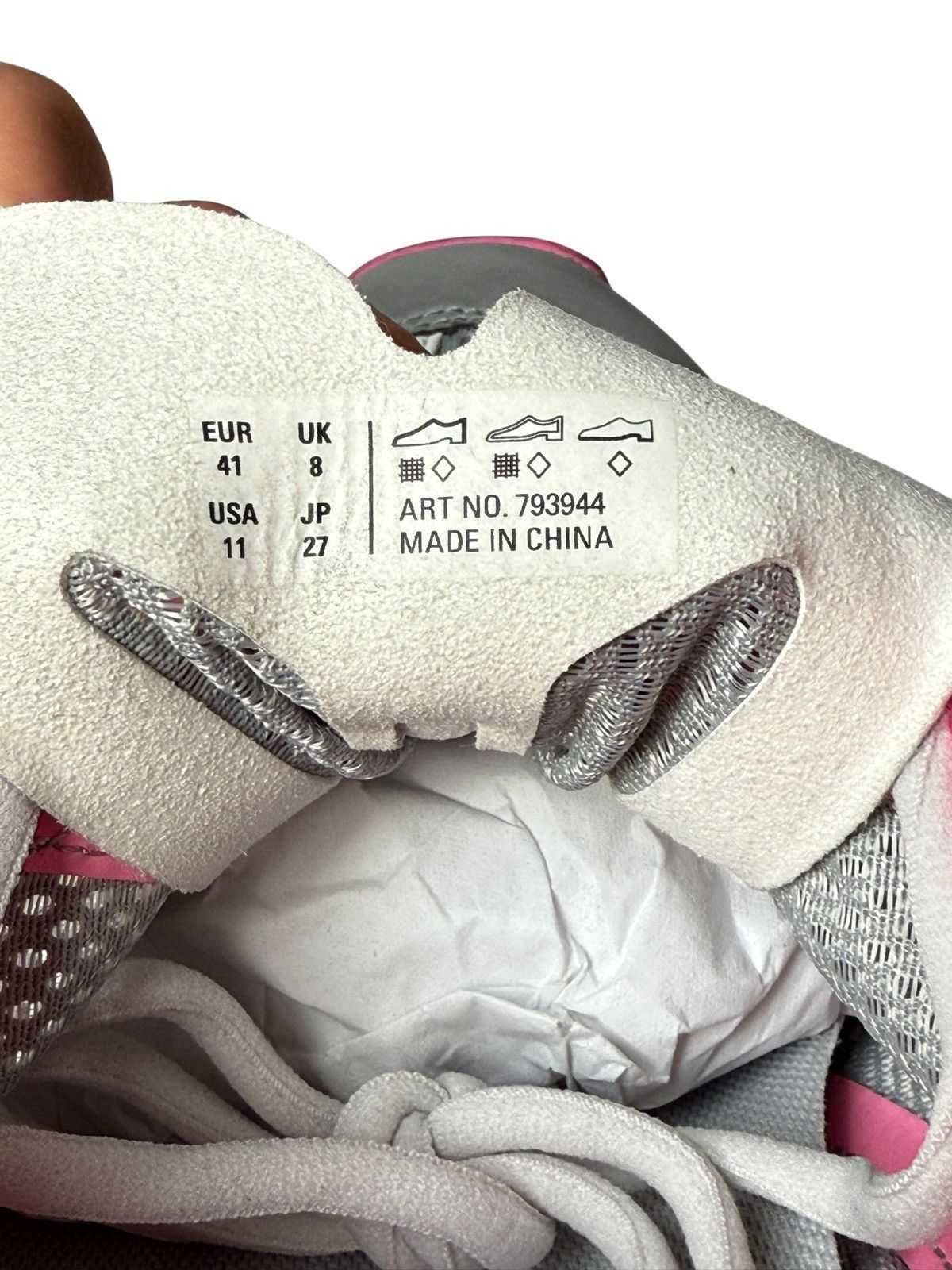 Balenciaga Balenciaga Circuit Sneakers in White/Grey/Pink Size US 8 / EU 41 - 6 Thumbnail