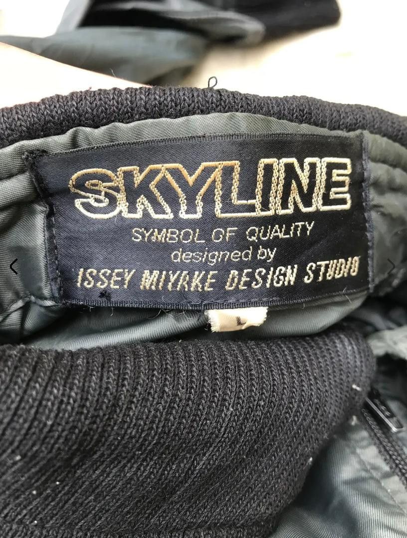 Issey Miyake Vintage 80's Issey Miyake Skyline Bomber Jacket Size US L / EU 52-54 / 3 - 9 Thumbnail
