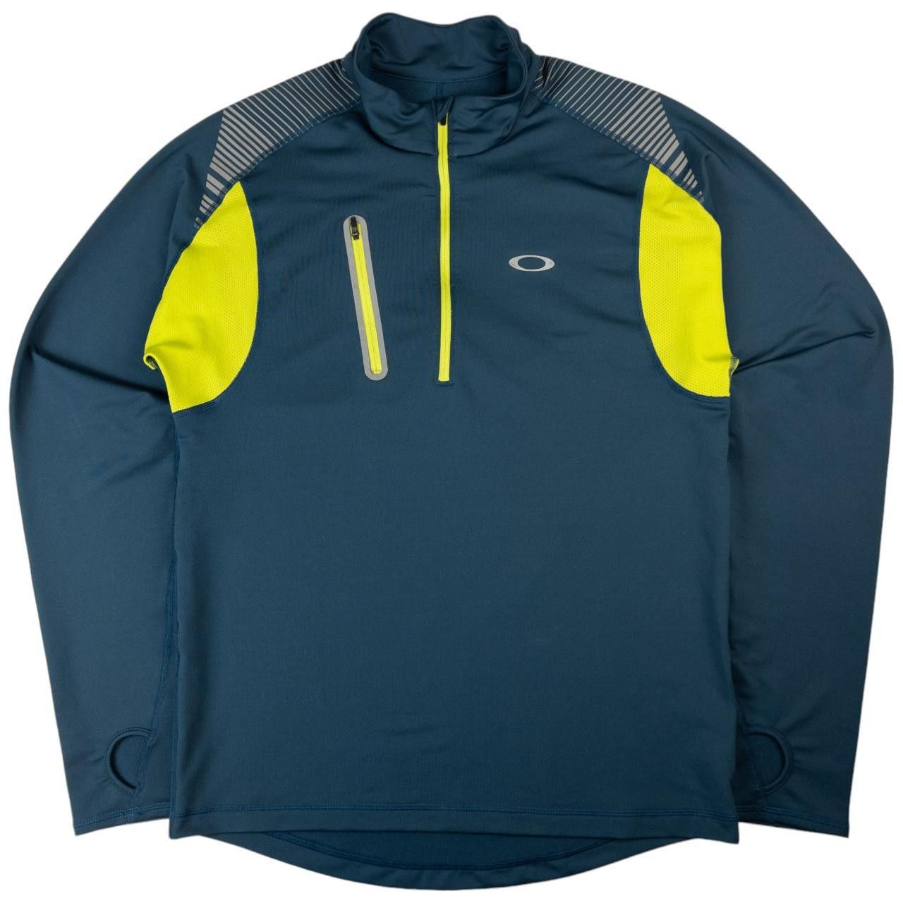 Oakley Vintage Oakley Q Zip Athletic Sweatshirt Size M Size US M / EU 48-50 / 2 - 1 Thumbnail