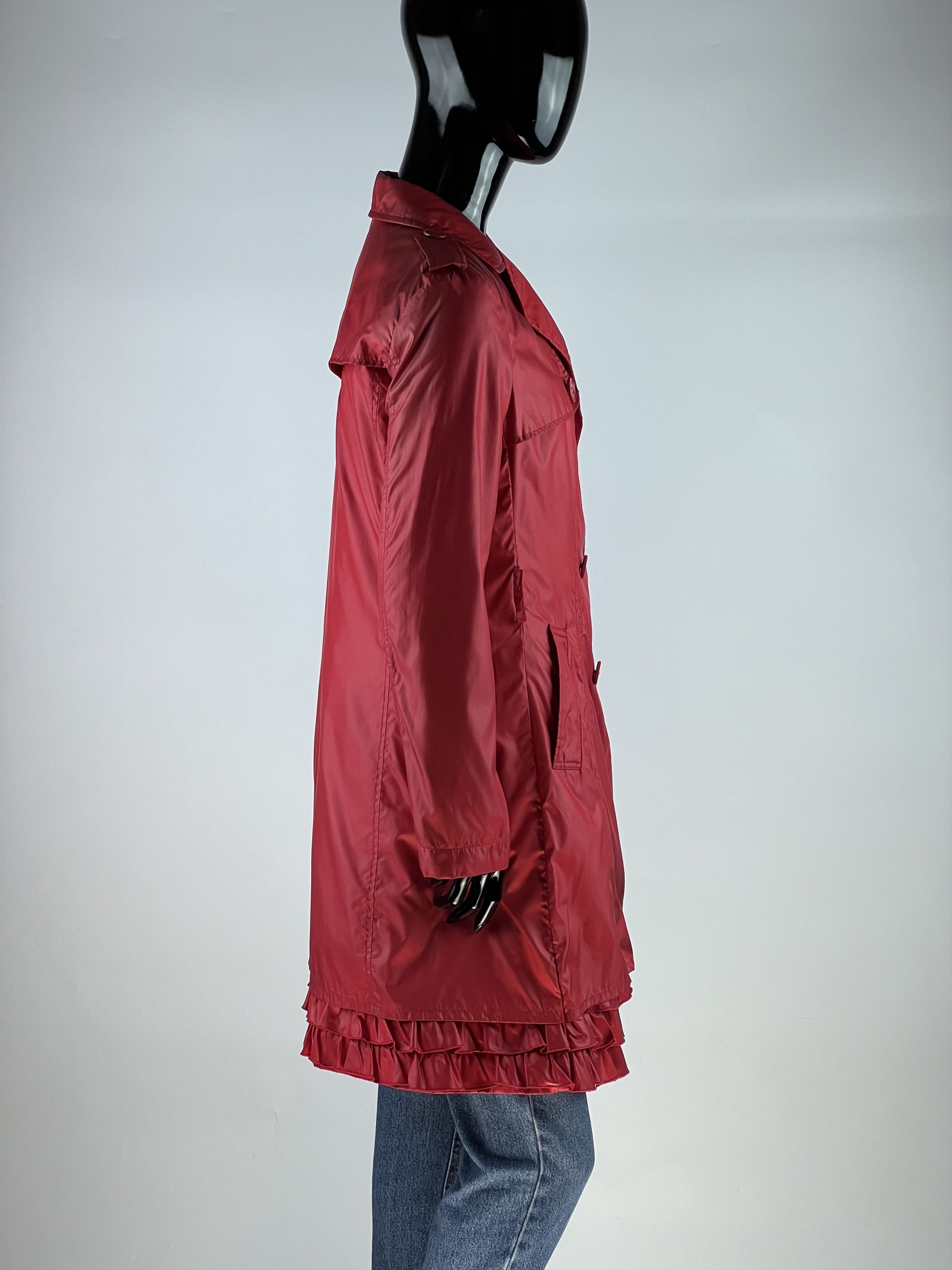 Love Moschino × Moschino Love Moschino Trench Coat Red Size IT40 US4 Size S / US 4 / IT 40 - 2 Thumbnail