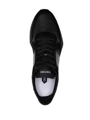 Tom Ford Tom Ford: Panelled Lace-Up Sneakers (Leather, Size 9 US) Size US 9 / EU 42 - 4 Thumbnail