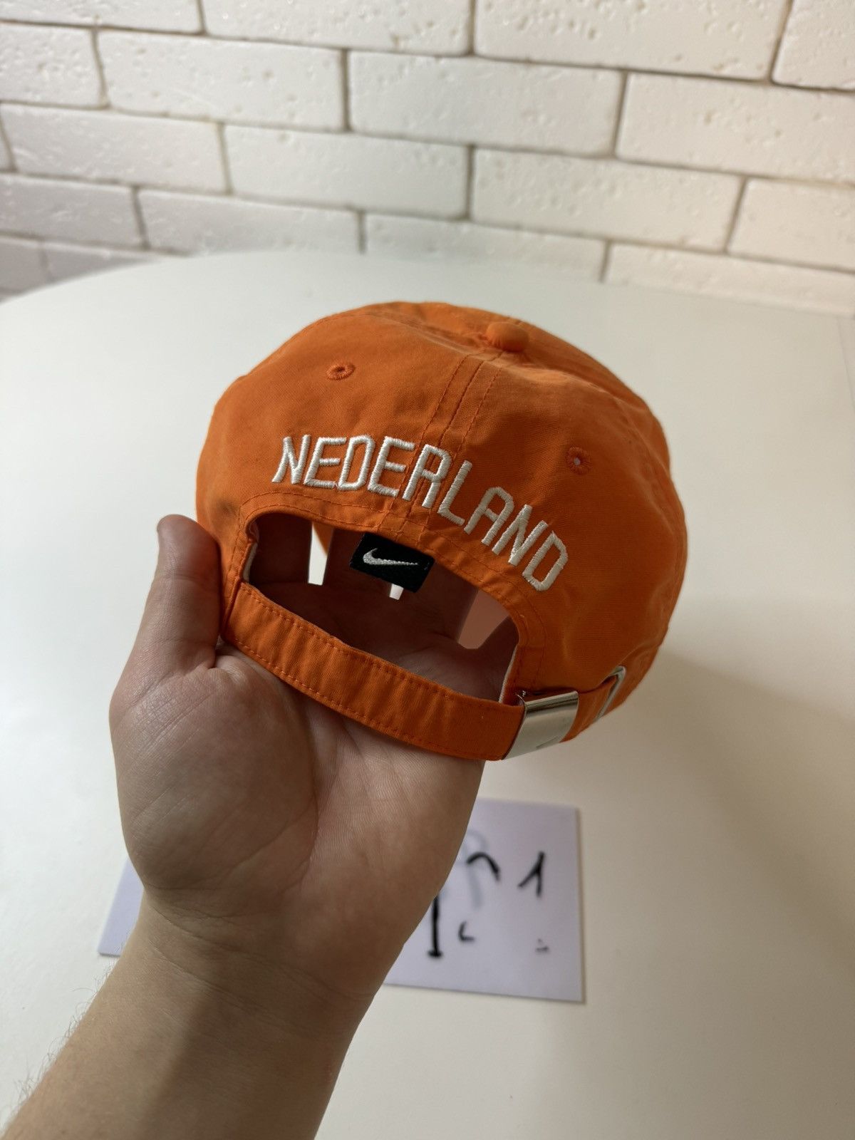 Vintage Nike Nederland vintage cap hat Size ONE SIZE - 5 Thumbnail