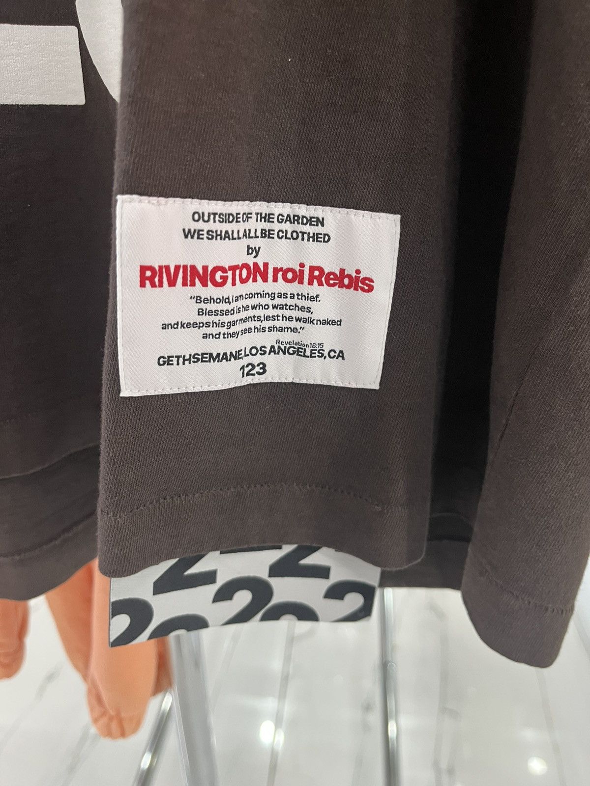 RRR-123 Go Ye Means Go Me Tee Size US L / EU 52-54 / 3 - 2 Thumbnail