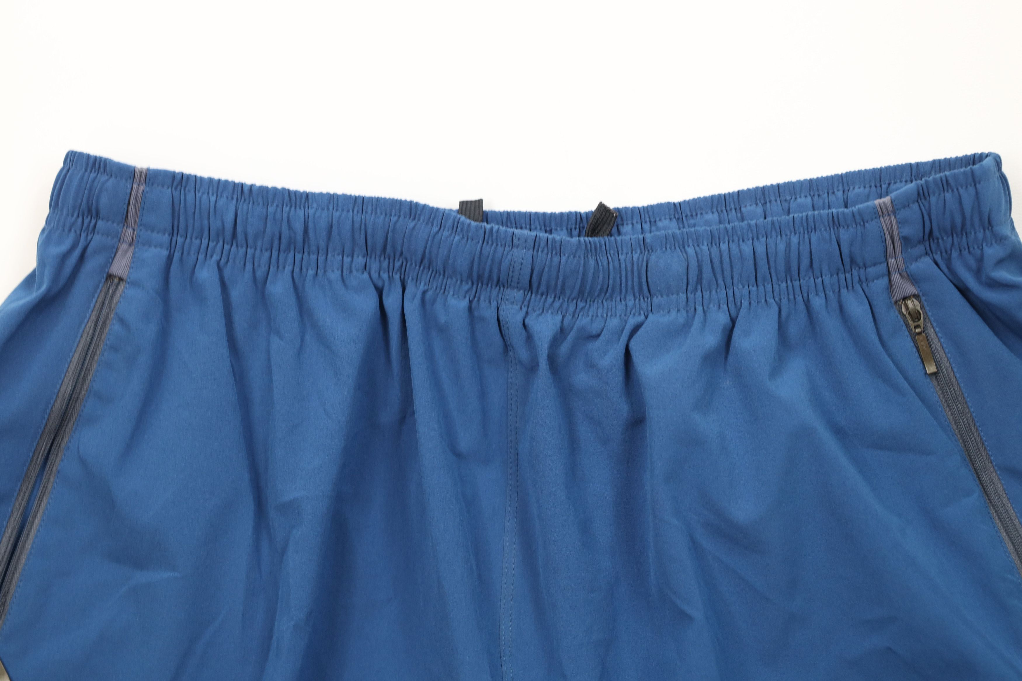 Nike Vintage Nike Mini Swoosh Stretch Above Knee Shorts Blue Size US 36 / EU 52 - 2 Thumbnail