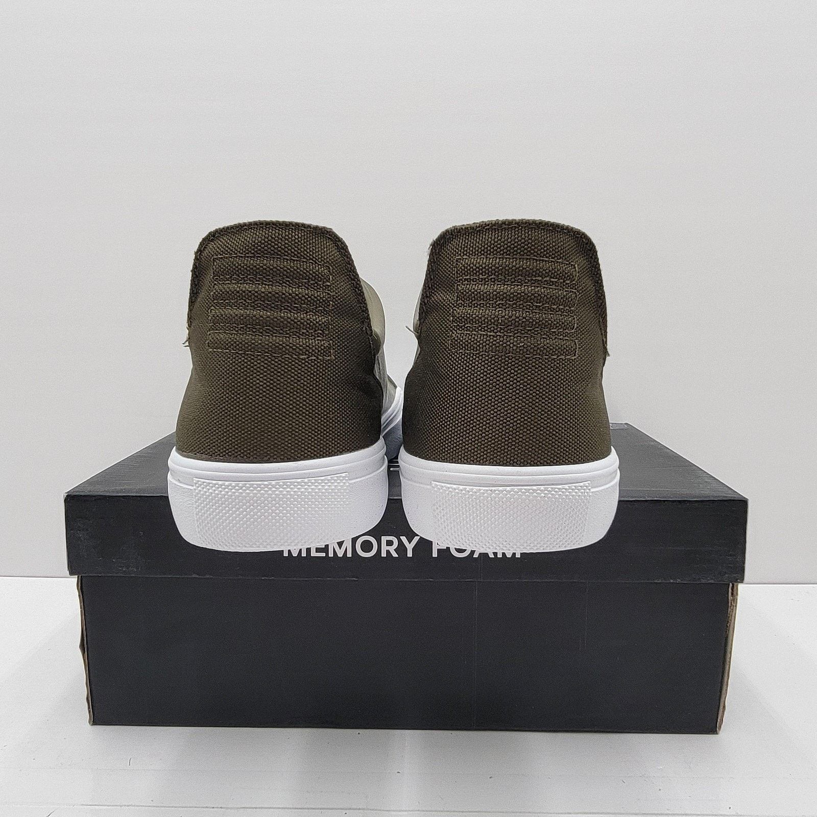 London Fog London Fog Mens Sz 10 Dark Olive Francis Memory Foam Slip On Size US 10 / EU 43 - 5 Thumbnail