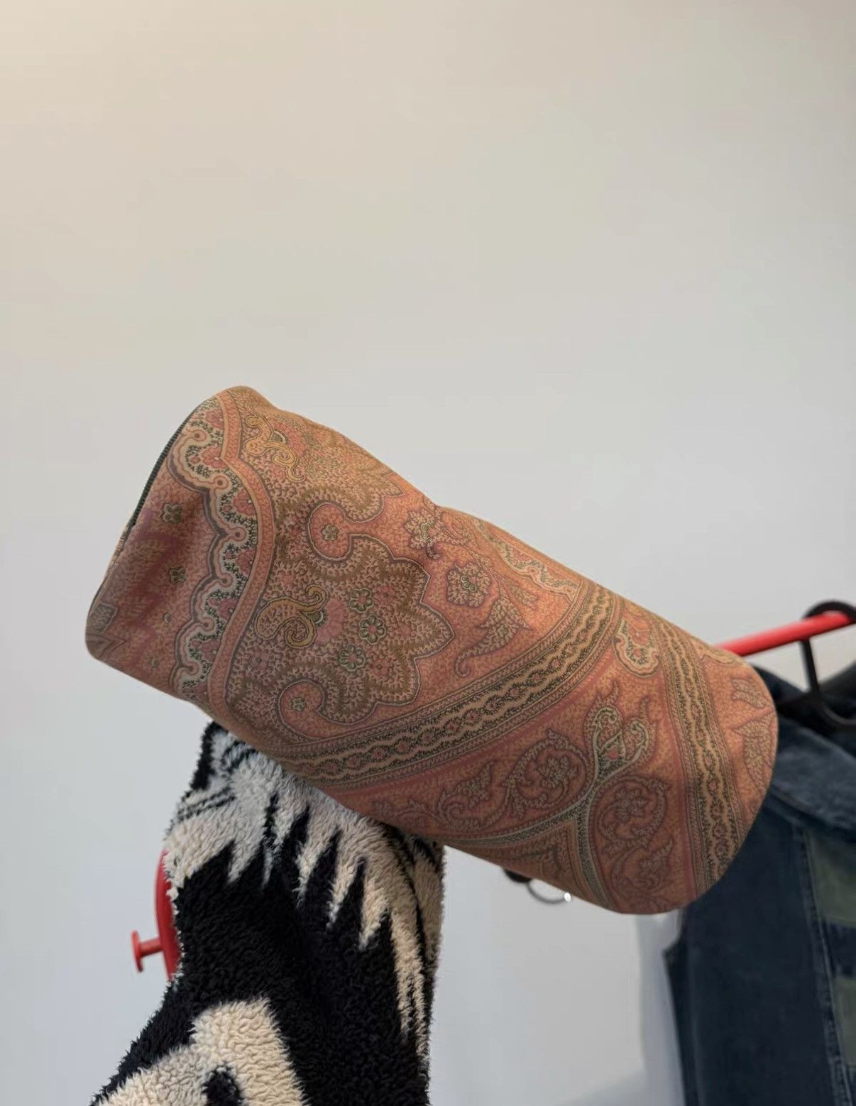 Etro Japanese Vintage Etro Paisley Mini Bucket Handbag J36 Size ONE SIZE - 5 Thumbnail