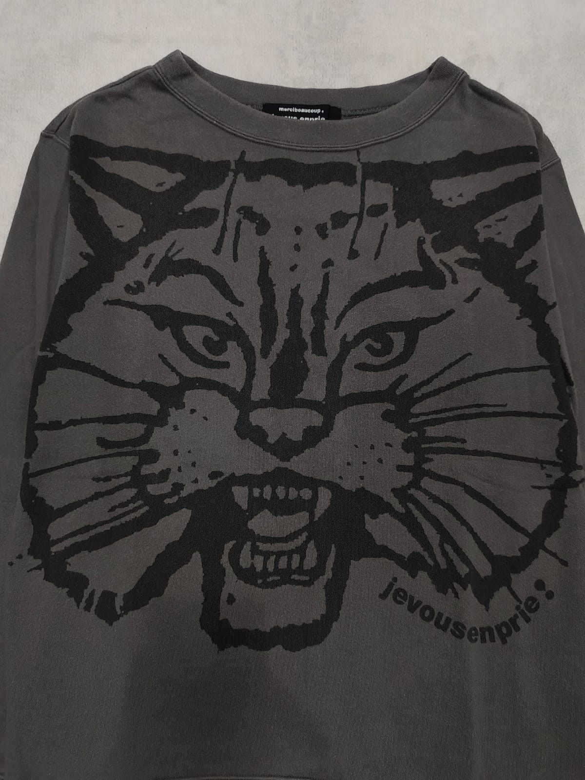 Issey Miyake Mercibeaucoup by Issey Miyake Tiger Art Sweatshirts🔥 Size US M / EU 48-50 / 2 - 2 Thumbnail