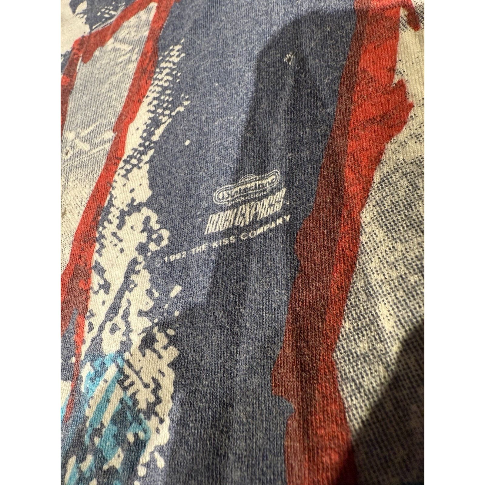 Band Tees × Hanes × Vintage Vintage Kiss Alive Worldwide All Over Print Shirt 80s Size US M / EU 48-50 / 2 - 6 Thumbnail