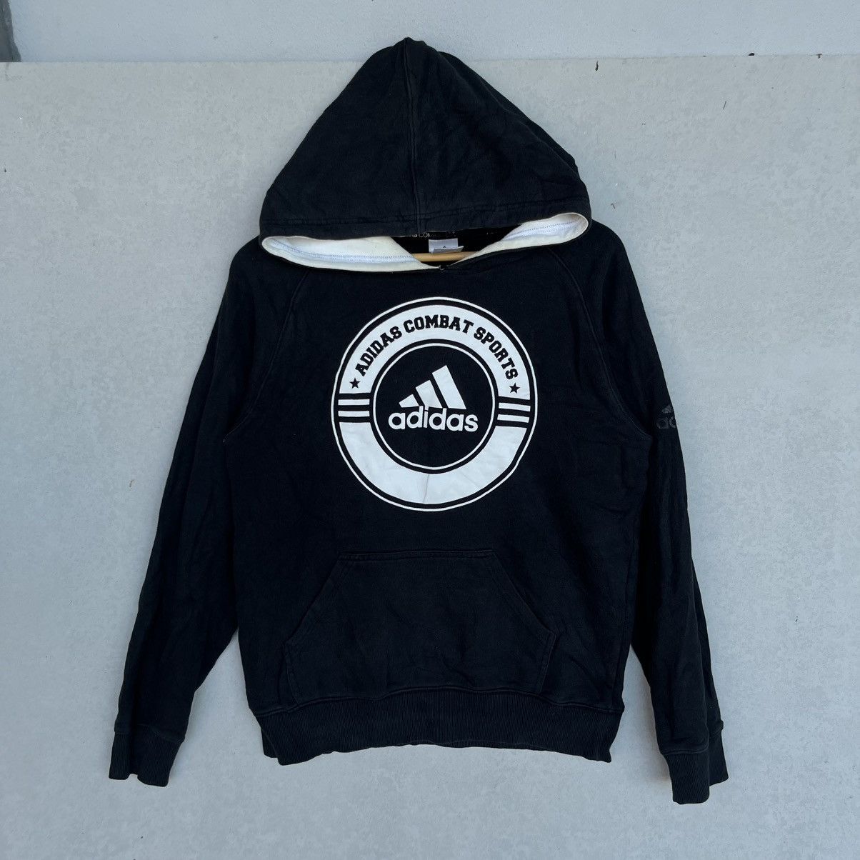 Other Vintage Adidas Black Combat Sports Hoodie Size L Size US L / EU 52-54 / 3 - 1 Thumbnail