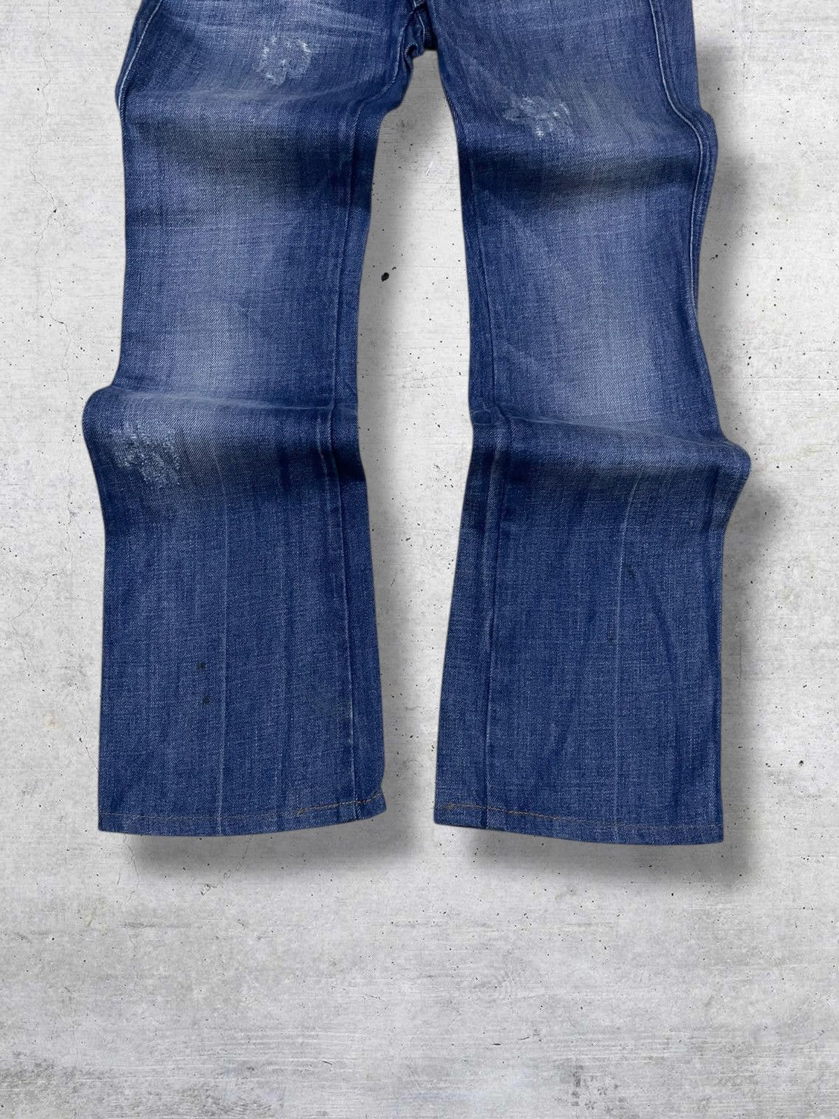 Diesel VINTAGE DIESEL INDUSTRY 90S DESIGNER OG FLARED CUT DENIM Size US 26 / EU 42 - 3 Thumbnail