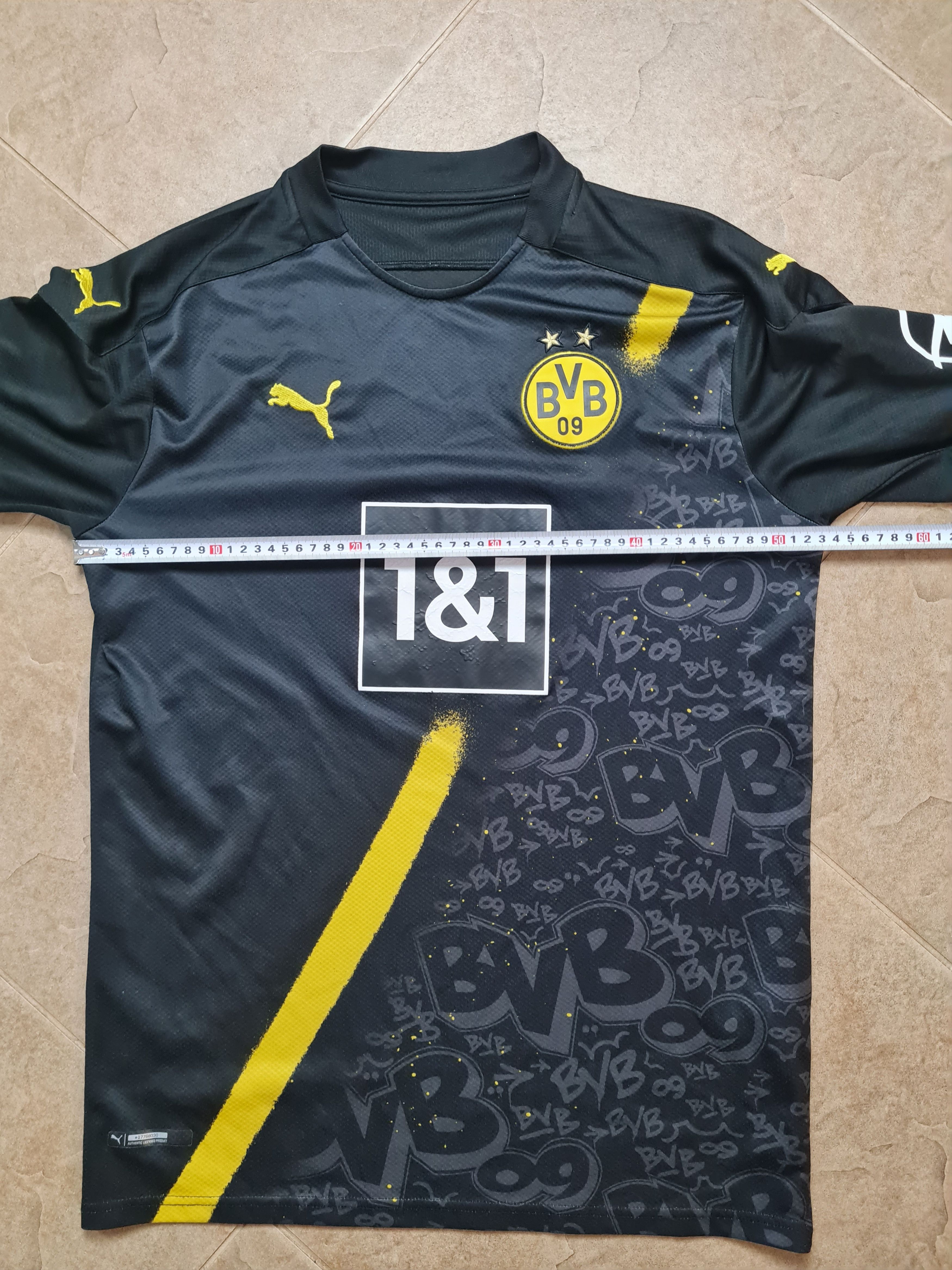 Puma Borussia Dortmund Away shirt 2020 Soccer Puma Mens Trikot Size US L / EU 52-54 / 3 - 8 Thumbnail