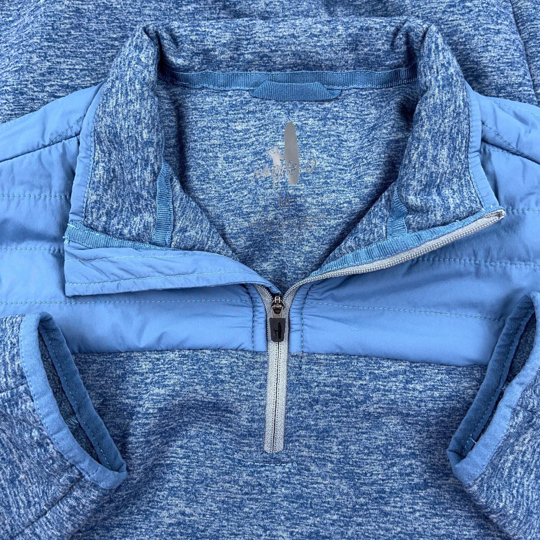 johnnie-O Jonnie-O Sweater Men M Blue Pullover Quarter Zip Knit 1/4 Zip Logo Embroidered Knit Style Pullover Casual Sports 4 Seasons Mens Size US M / EU 48-50 / 2 - 5 Thumbnail