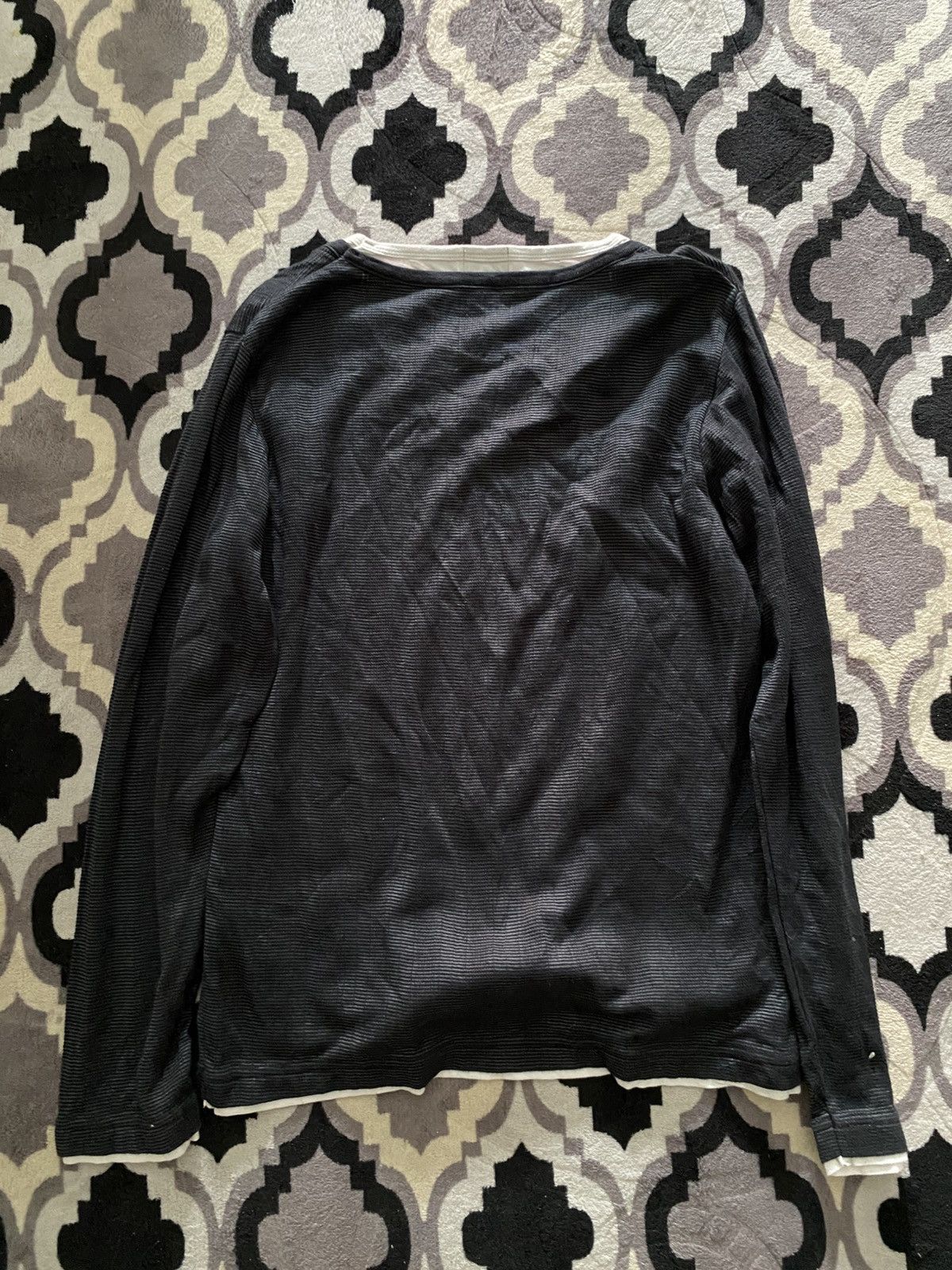 PPFM Tekeo kikuchi striped double layers longsleeve tshirt Size US L / EU 52-54 / 3 - 3 Thumbnail
