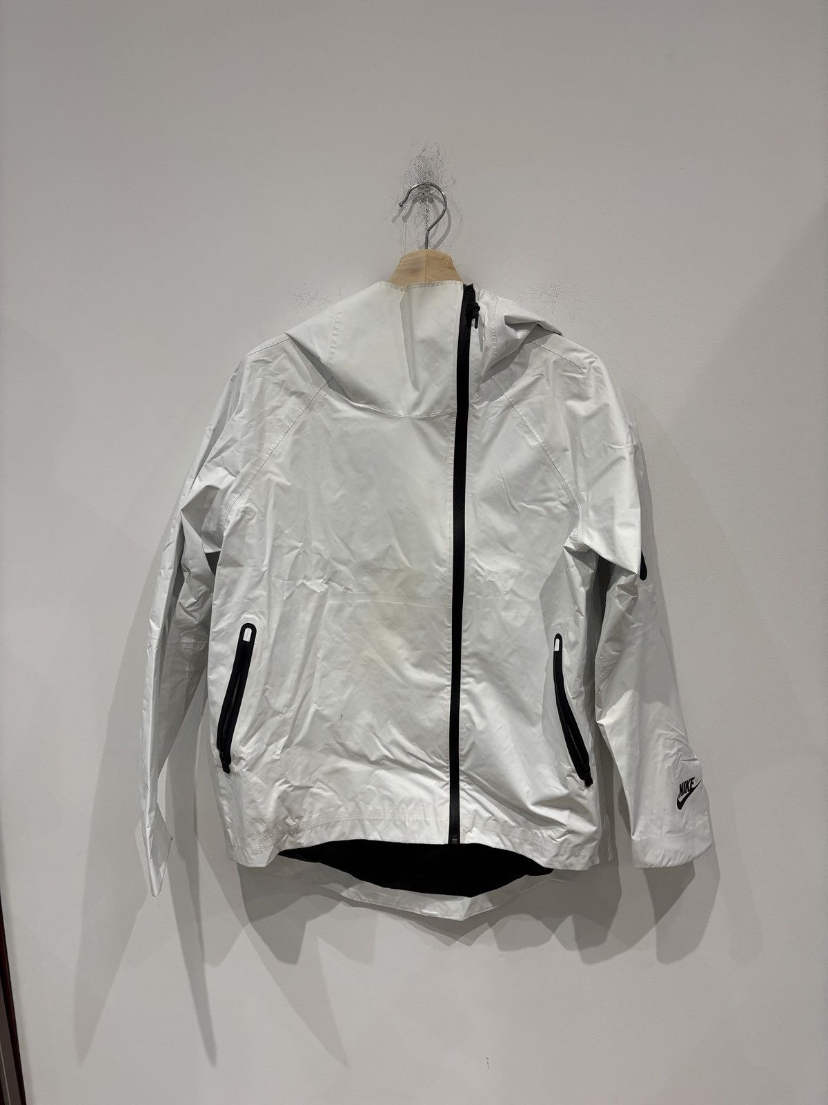 Nike Nike Tech Fleece Nylon Jacket White Size: M Size US M / EU 48-50 / 2 - 1 Thumbnail