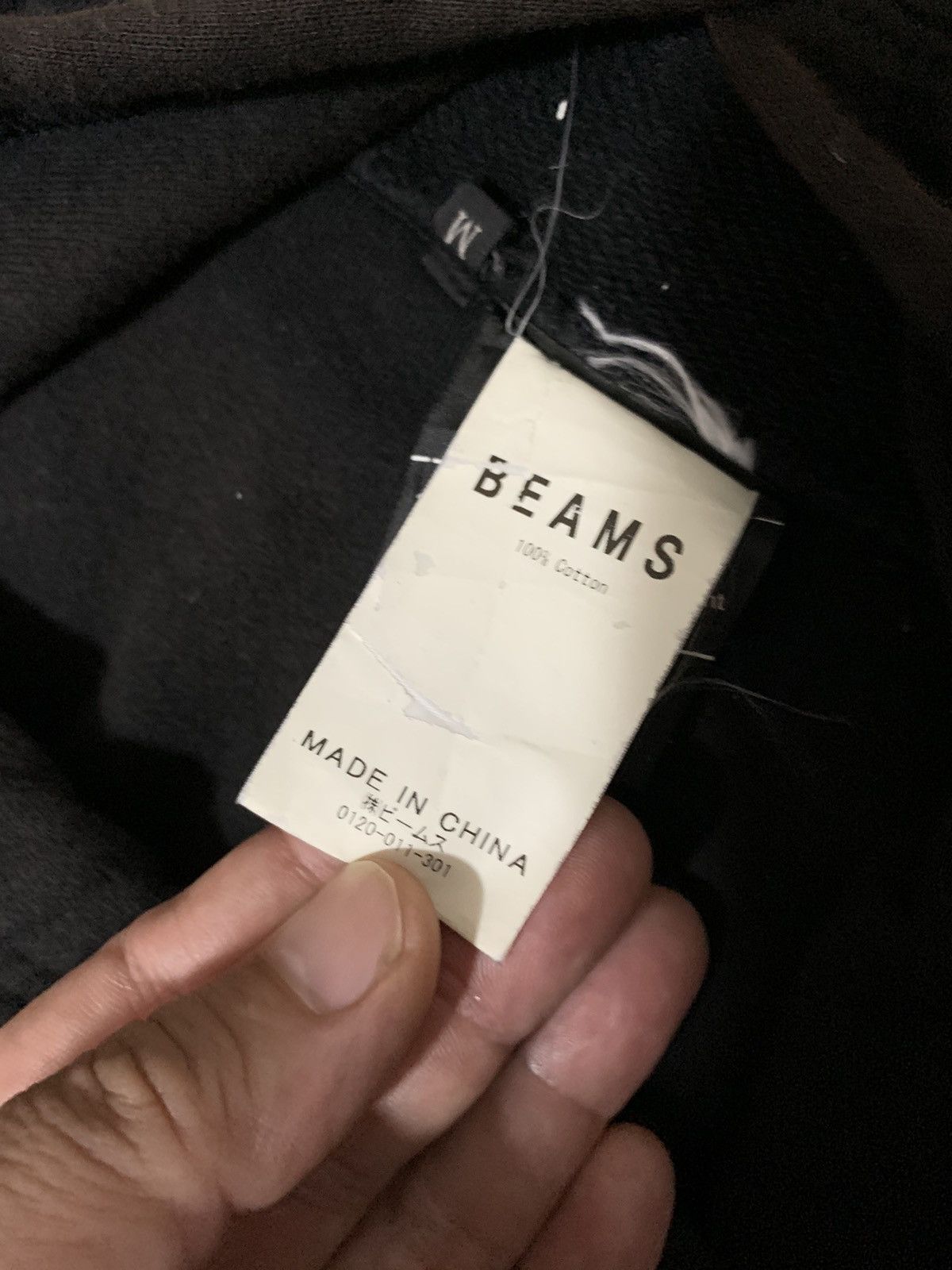 Beams Japan Japanese Brand Beams Black Humour Hoodie Size US M / EU 48-50 / 2 - 11 Thumbnail