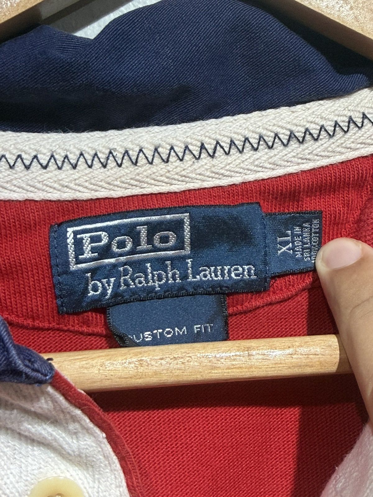 Polo Ralph Lauren Vintage Polo Ralph Lauren Rugby shirt Size US XL / EU 56 / 4 - 3 Thumbnail