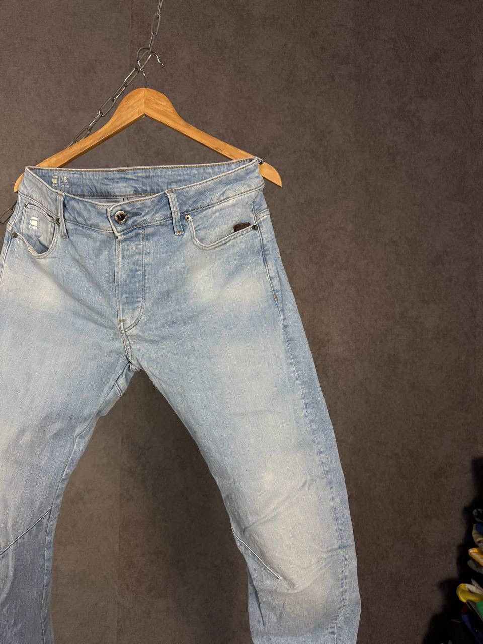 G-Star G Star Raw designer assymetric jeans Size US 32 / EU 48 - 2 Thumbnail