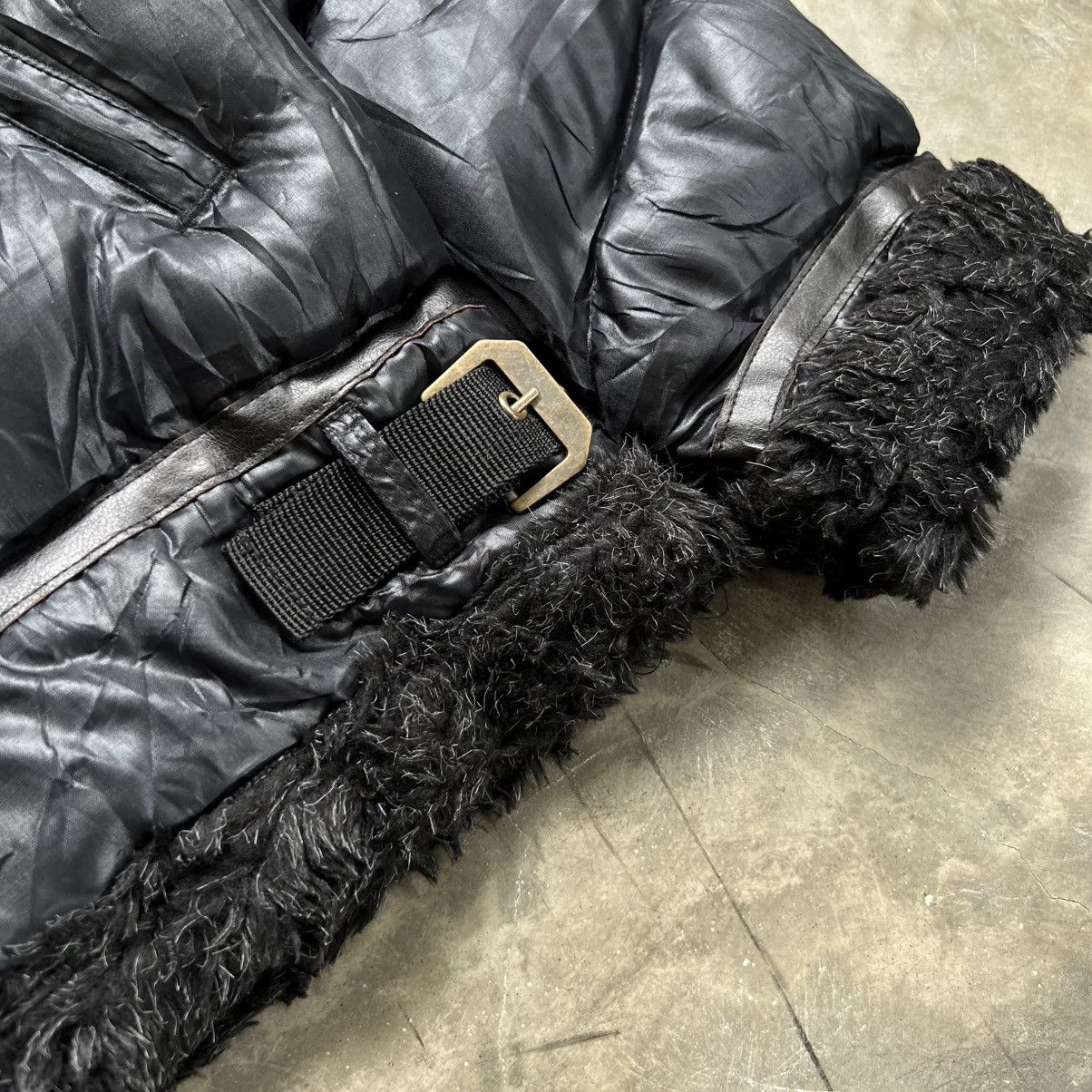BUFFALO BOBS 2000s Maggie May Buffalo Bobs Style Down Fur Zip Jacket Size US L / EU 52-54 / 3 - 7 Thumbnail