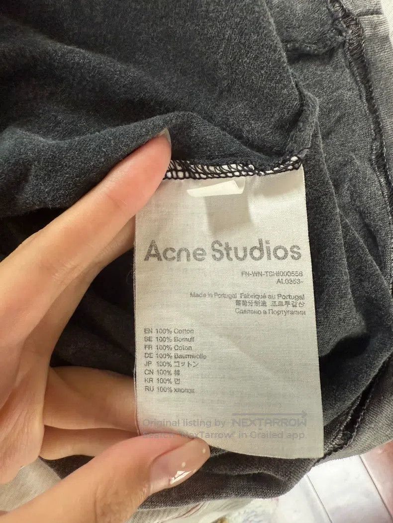 Acne Studios Acne Studios Crew Neck Casual Short-Sleeve T-Shirt Size US S / EU 44-46 / 1 - 3 Thumbnail