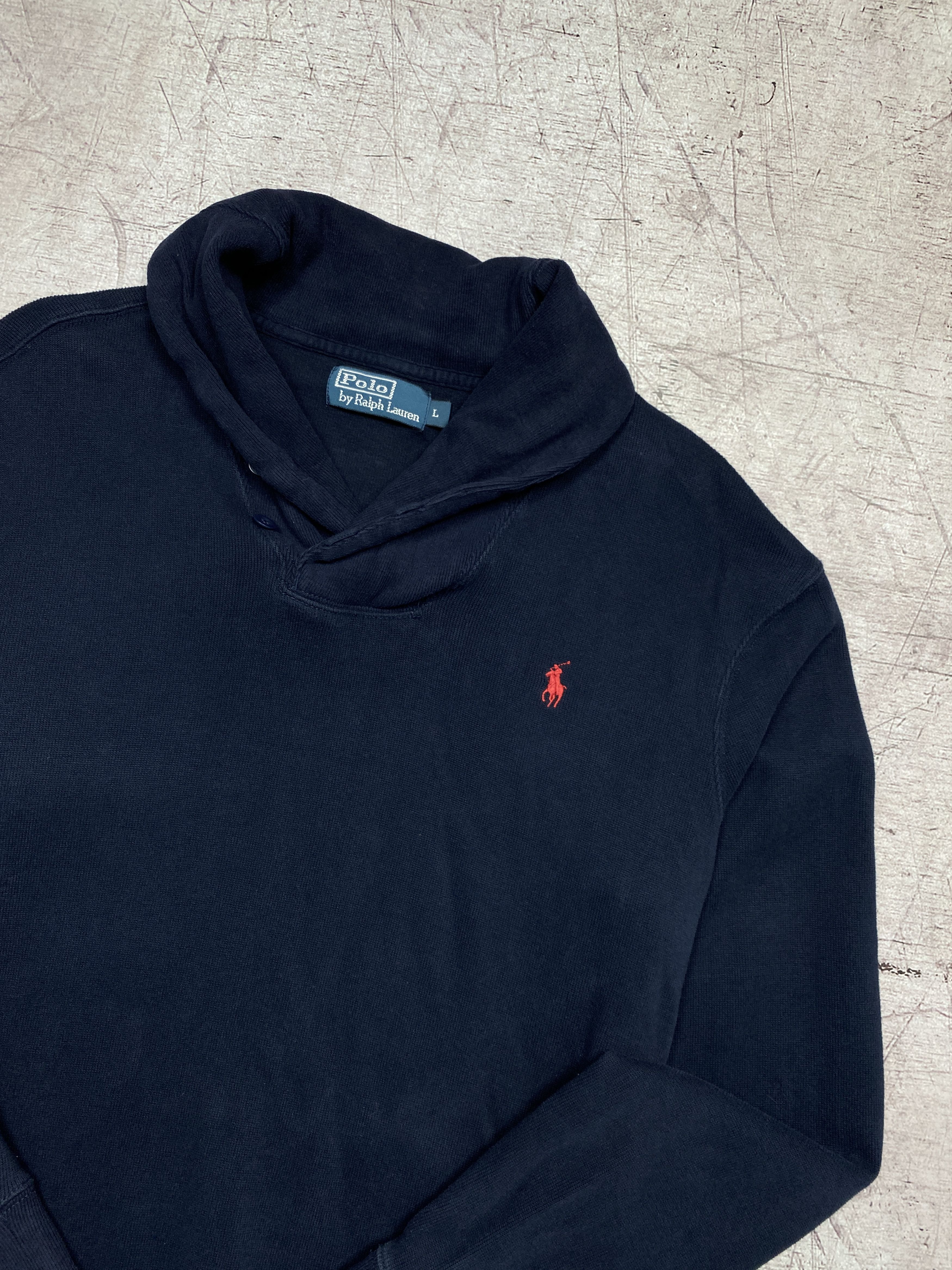 Polo Ralph Lauren × Ralph Lauren × Vintage Polo Ralph Lauren Vintage Mens Cardigan Sweatshirt Size US L / EU 52-54 / 3 - 2 Thumbnail