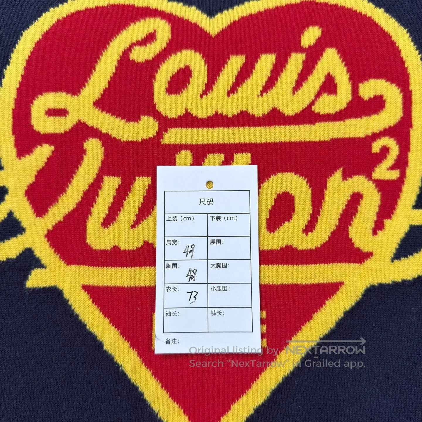 Nigo LV Nigo Collaboration Heart T-shirt. Size US L / EU 52-54 / 3 - 5 Thumbnail