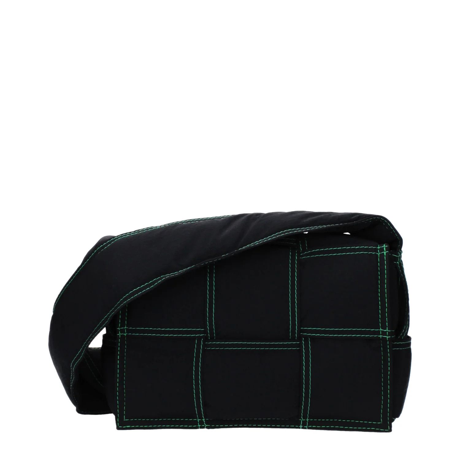 Bottega Veneta ob1o1e0325 Size: OS / Fabric Crossbody Bag in Black Size ONE SIZE - 1 Thumbnail