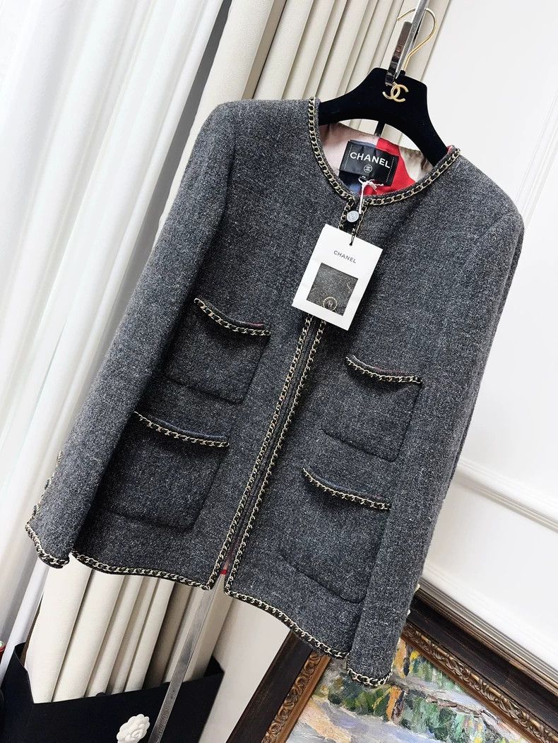 Chanel Chanel 19b autumn and winter preview tweed gray chain four Size XS / US 0-2 / IT 36-38 - 7 Thumbnail