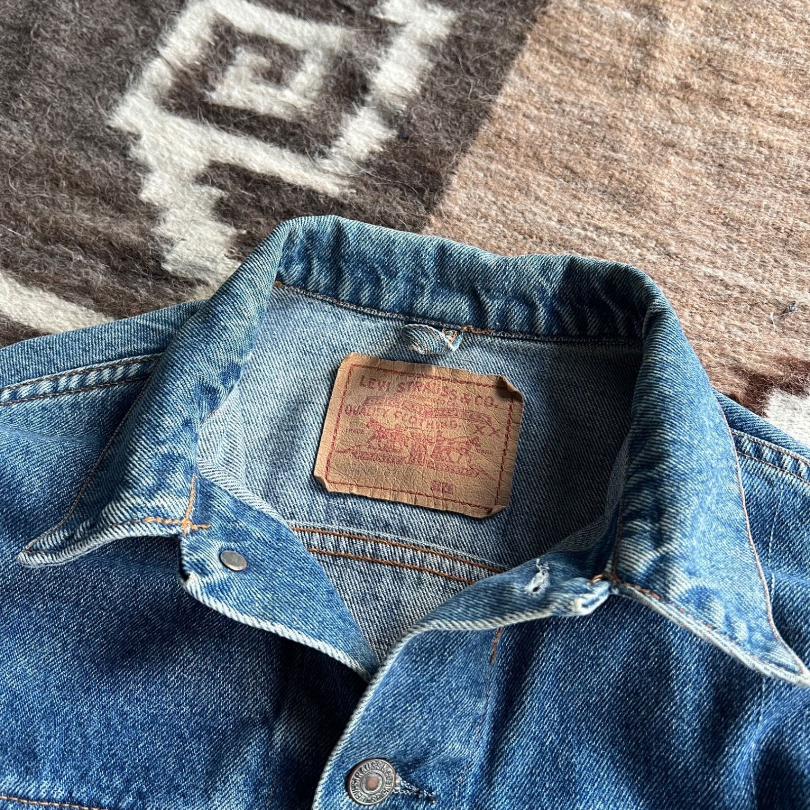 Levi's Levi’s Vintage Denim Trucker Jacket Jacket 9781AC Size US M / EU 48-50 / 2 - 2 Thumbnail