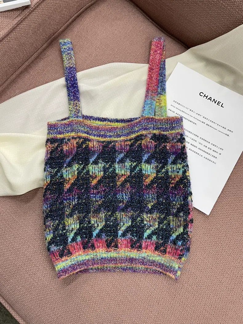 Chanel Chanel Kangpeng series colourful checkered tweed suspender Size XXS / US 00 / IT 34 - 3 Thumbnail