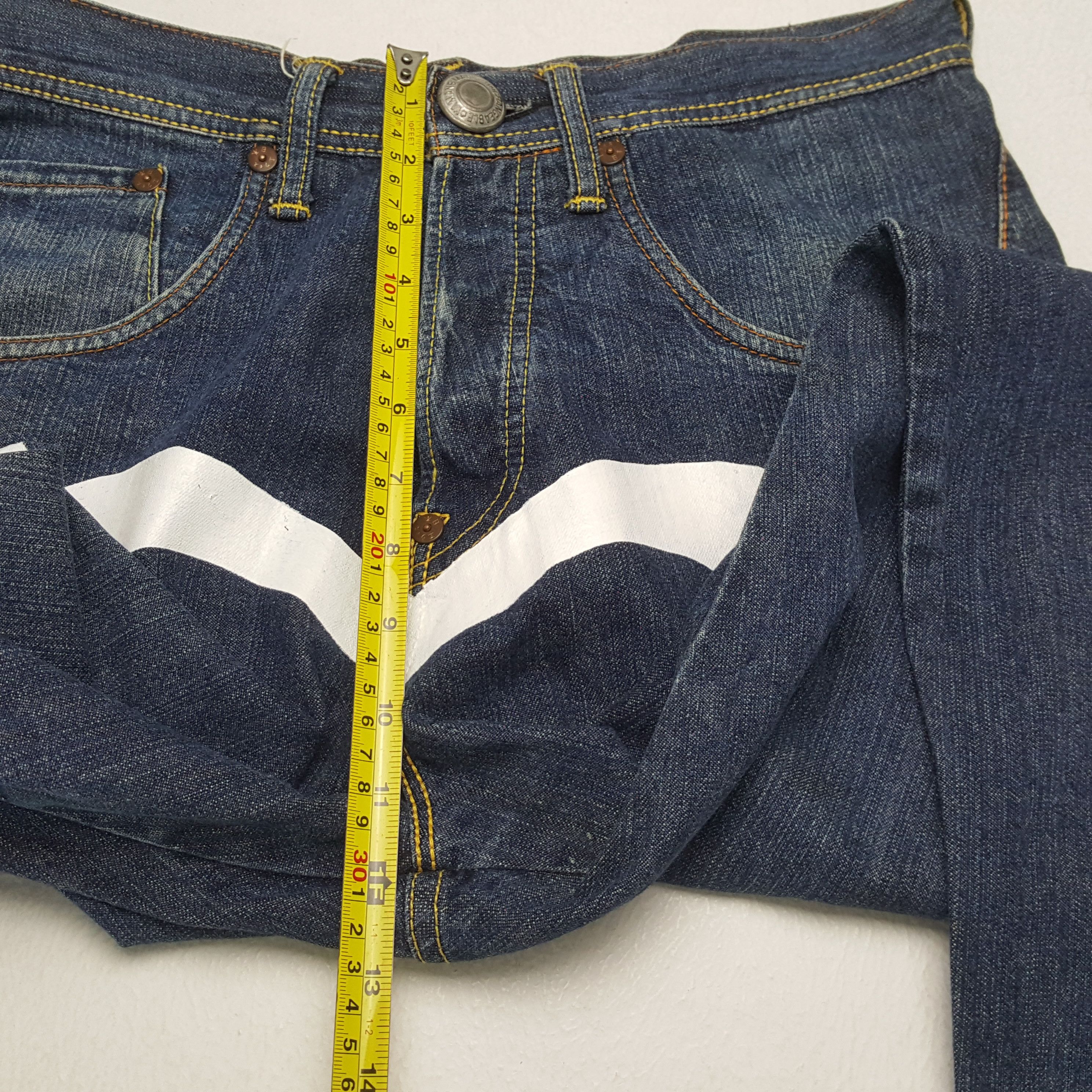 Evisu × Japanese Brand × Vintage Vintage EVISU Japanese Brand Daicock Custom Style Jeans Size US 30 / EU 46 - 8 Thumbnail