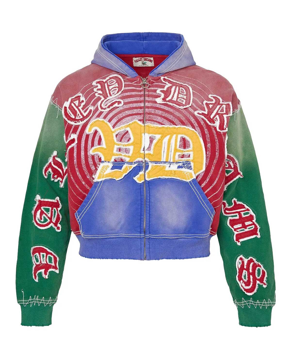 Vale Forever Looney Tunes Multicolor Zip Up Hoodie Red/Green Size US S / EU 44-46 / 1 - 1 Thumbnail
