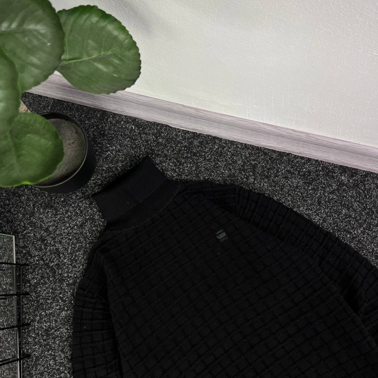G-Star Y2k Spider Turtleneck Black Rare Knitwear Striped Avant Gard Size US S / EU 44-46 / 1 - 2 Thumbnail