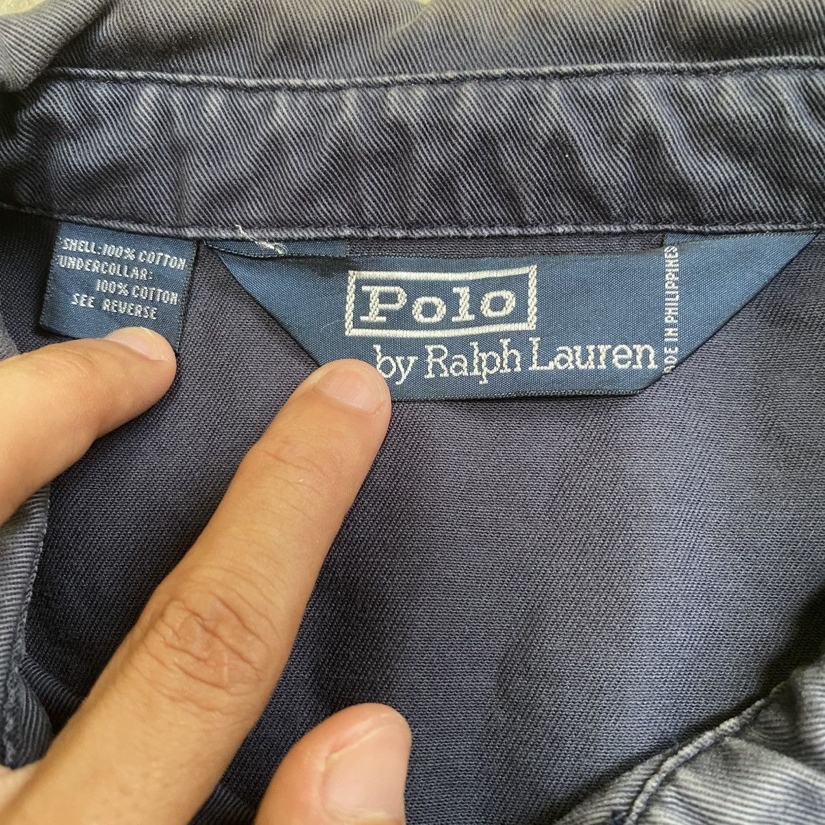 Polo Ralph Lauren × Vintage 💥90s BLUE WORKER POLO RALPH LAUREN JACKET Size US M / EU 48-50 / 2 - 7 Thumbnail