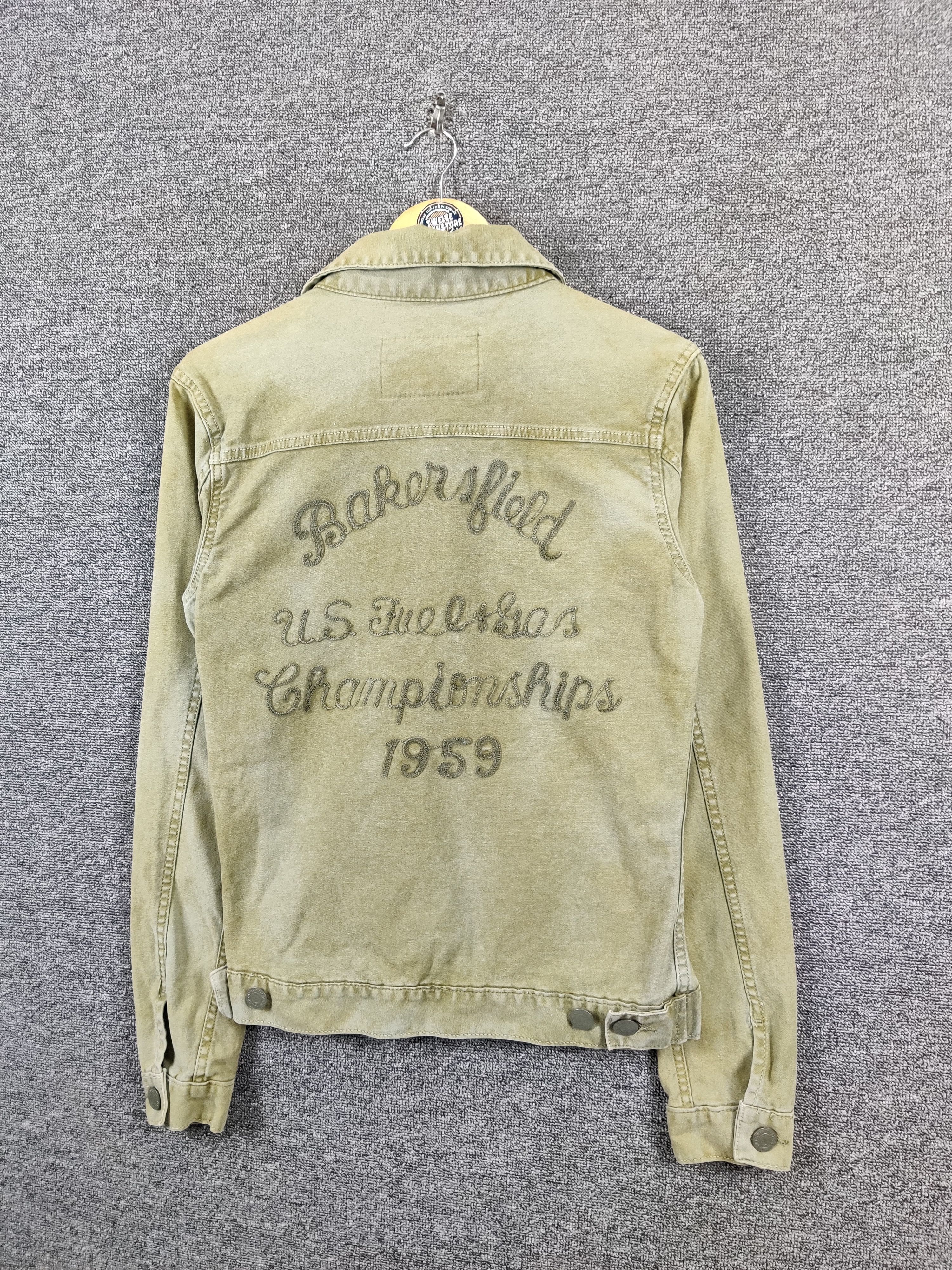 Black Label Vintage Black Label Trucker Olive Green Jacket Size US S / EU 44-46 / 1 - 2 Thumbnail