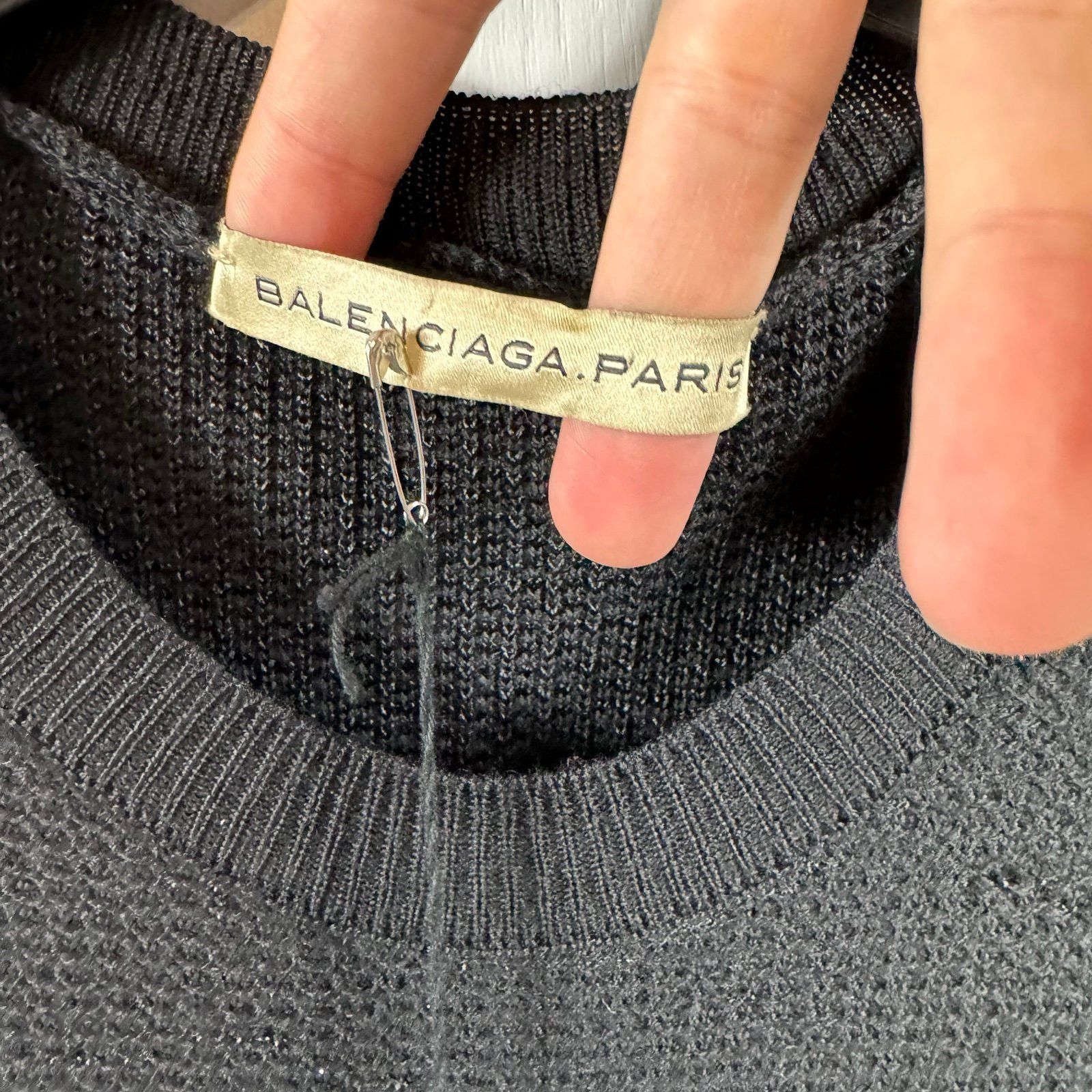 Balenciaga WOOL MID-LENGTH DRESS Balenciaga 2008 collection colorblock Size M / US 6-8 / IT 42-44 - 4 Thumbnail