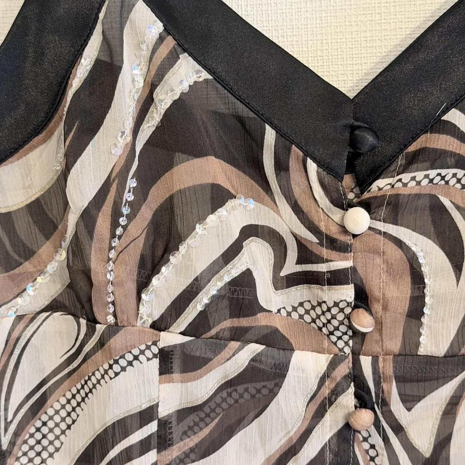 Other Whimsy goth grunge style brown camisole top Size XS / US 0-2 / IT 36-38 - 2 Thumbnail