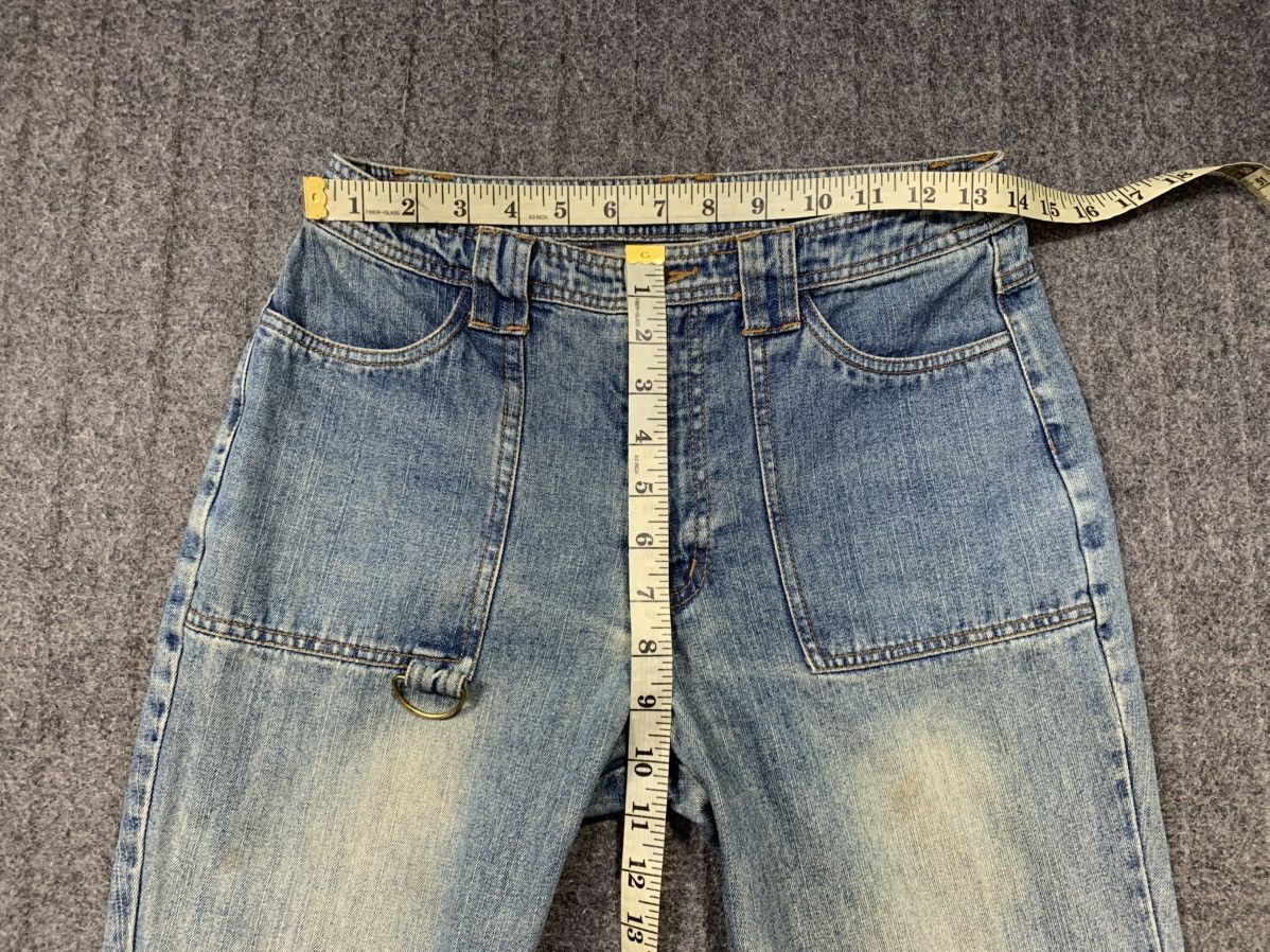 Japanese Brand Cyber Punk Bondage Anime Character Denim Jeans Size 27" / US 4 / IT 40 - 8 Thumbnail